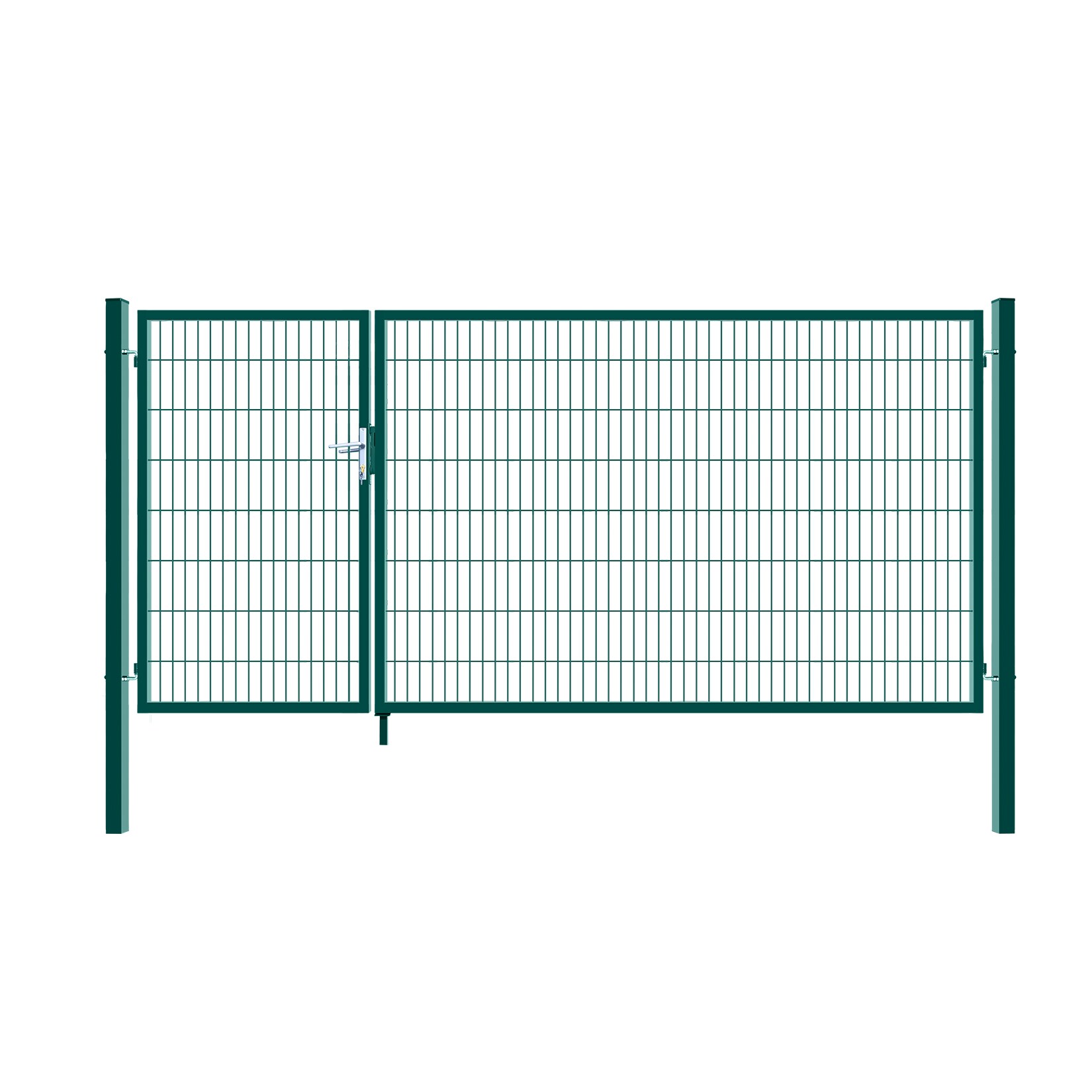 HOME DELUXE Doppelflügel Gartentor ADITUS grün 160 x 350 cm