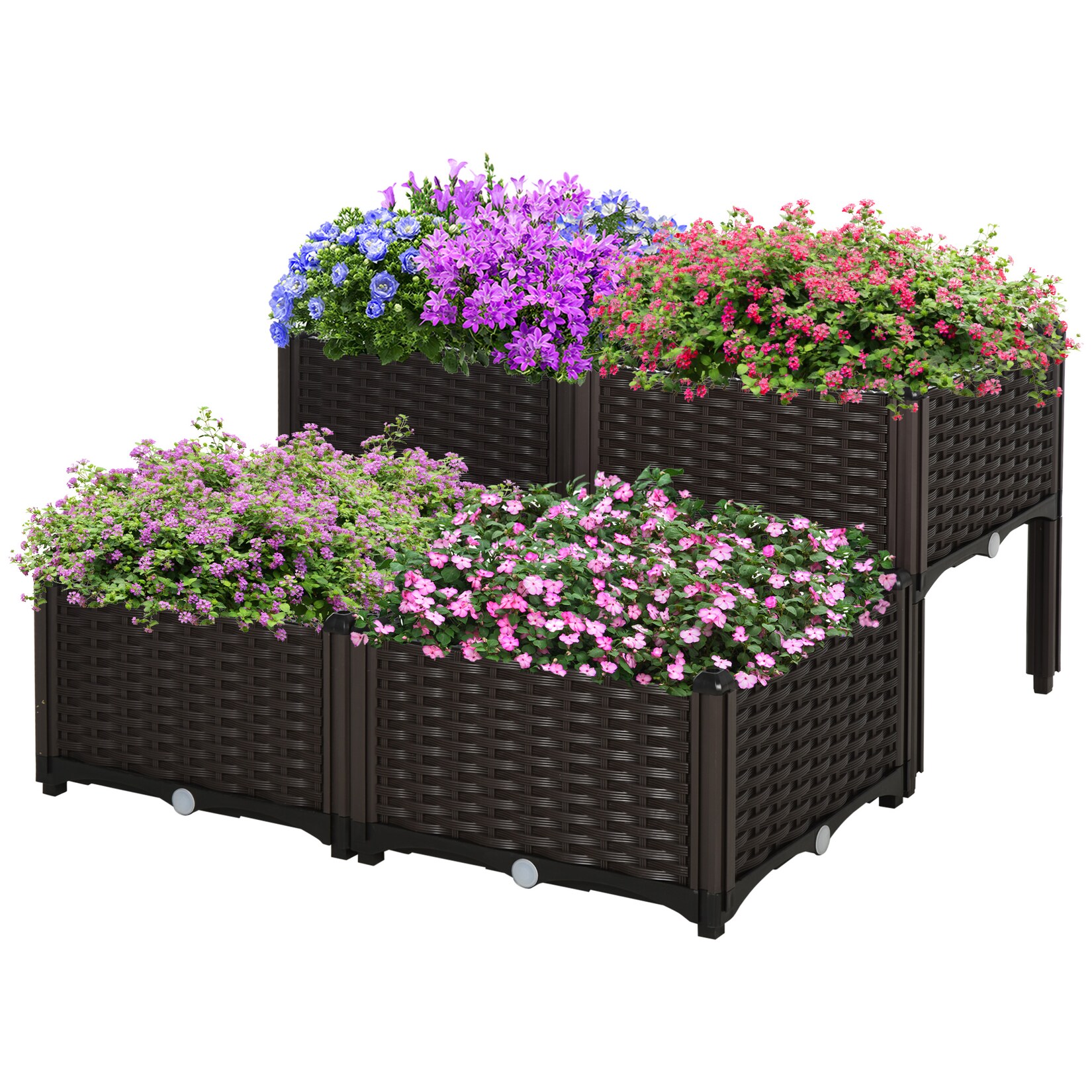 Outsunny Hochbeet Kunststoff | 04251774978217