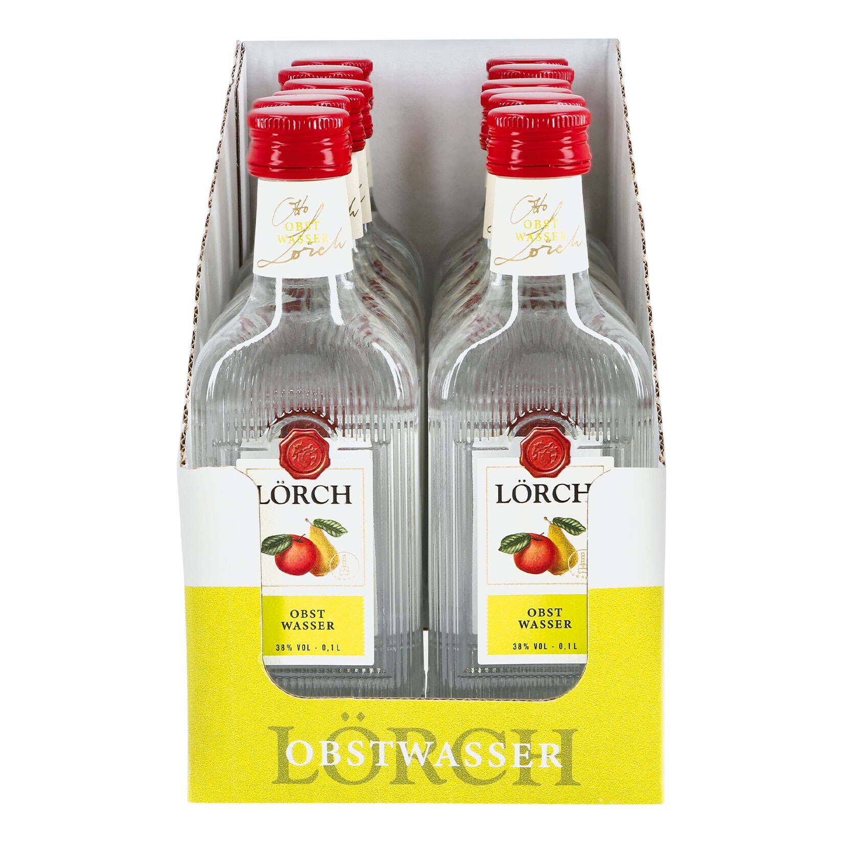 L&ouml;rch Obstwasser 38,0 % vol 100 ml, 12er Pack - Bild 1