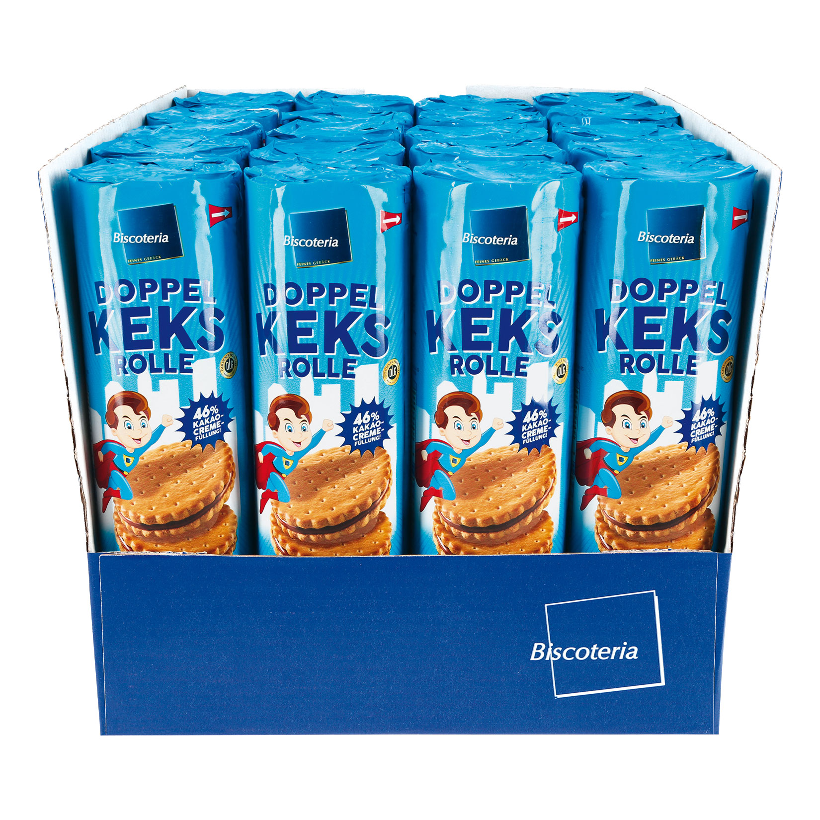 Biscoteria Doppelkeks 500 g, 20er Pack - Bild 1
