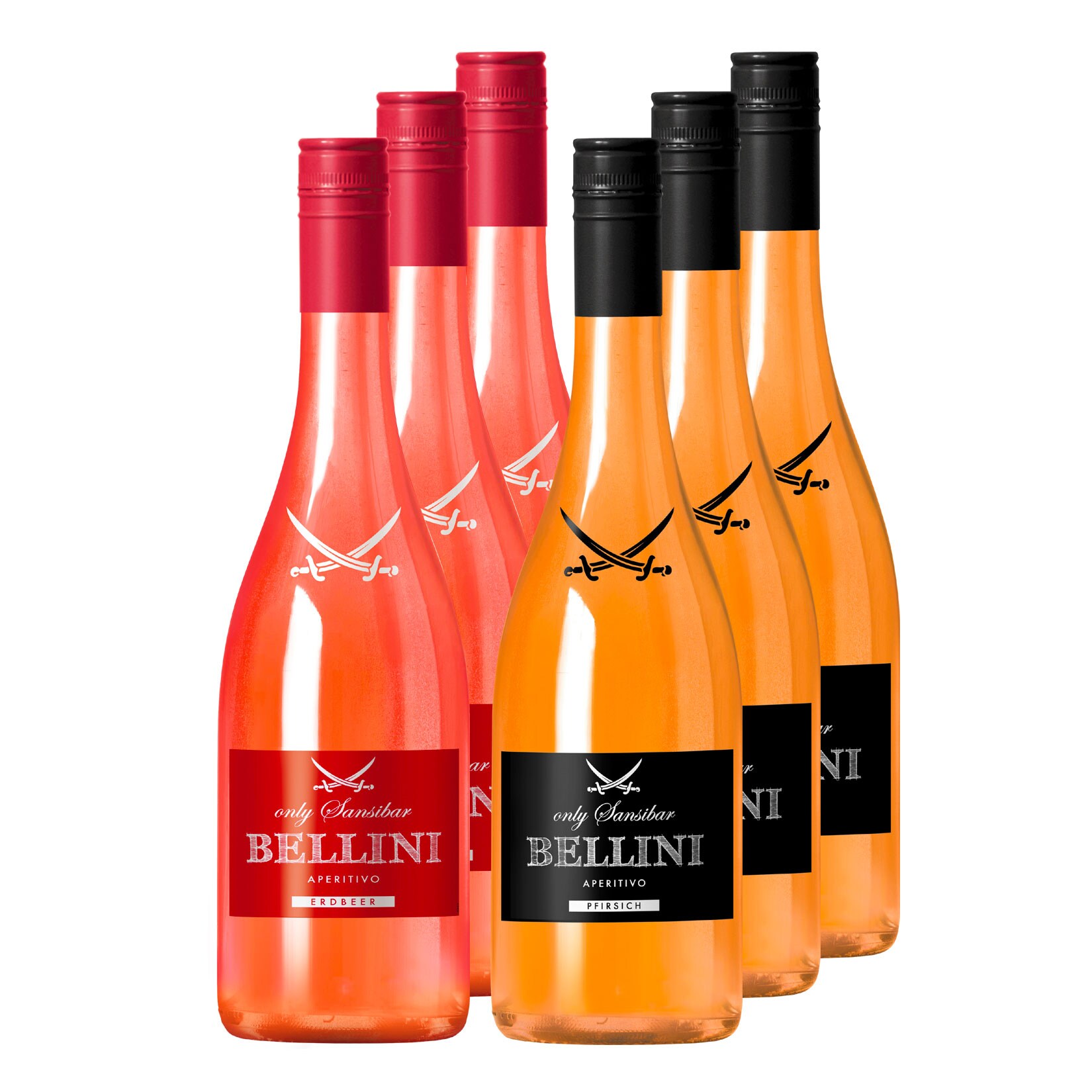 Netto Wein-Angebote - Sansibar Bellini verschiedene Sorten 5,0 % vol 6 x 0,75 Liter