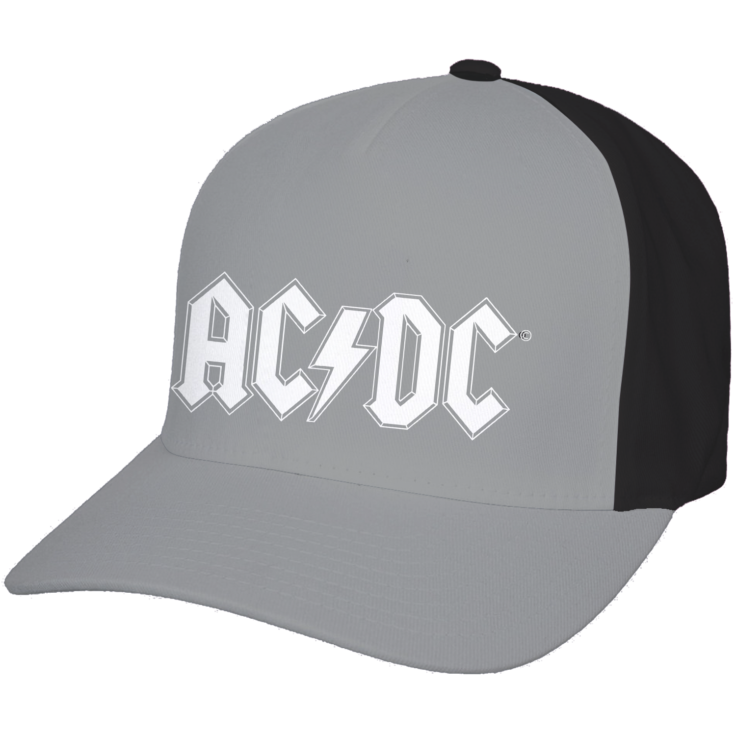 AC/DC Cap grau, one size, ca. 59 cm Umfang - Bild 1