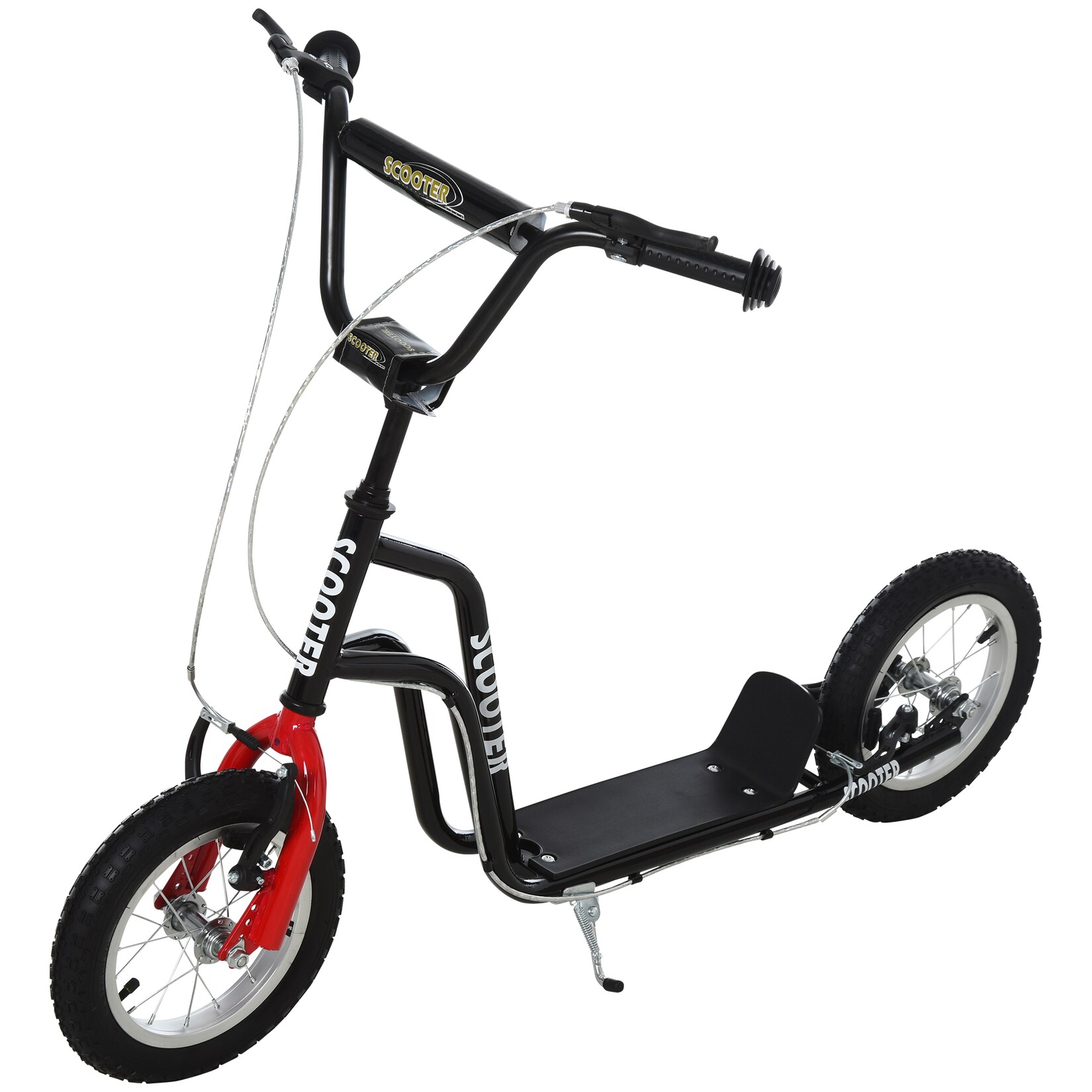 HOMCOM Kinderscooter Stahl, Aluminium, Gummi | 04251774979092