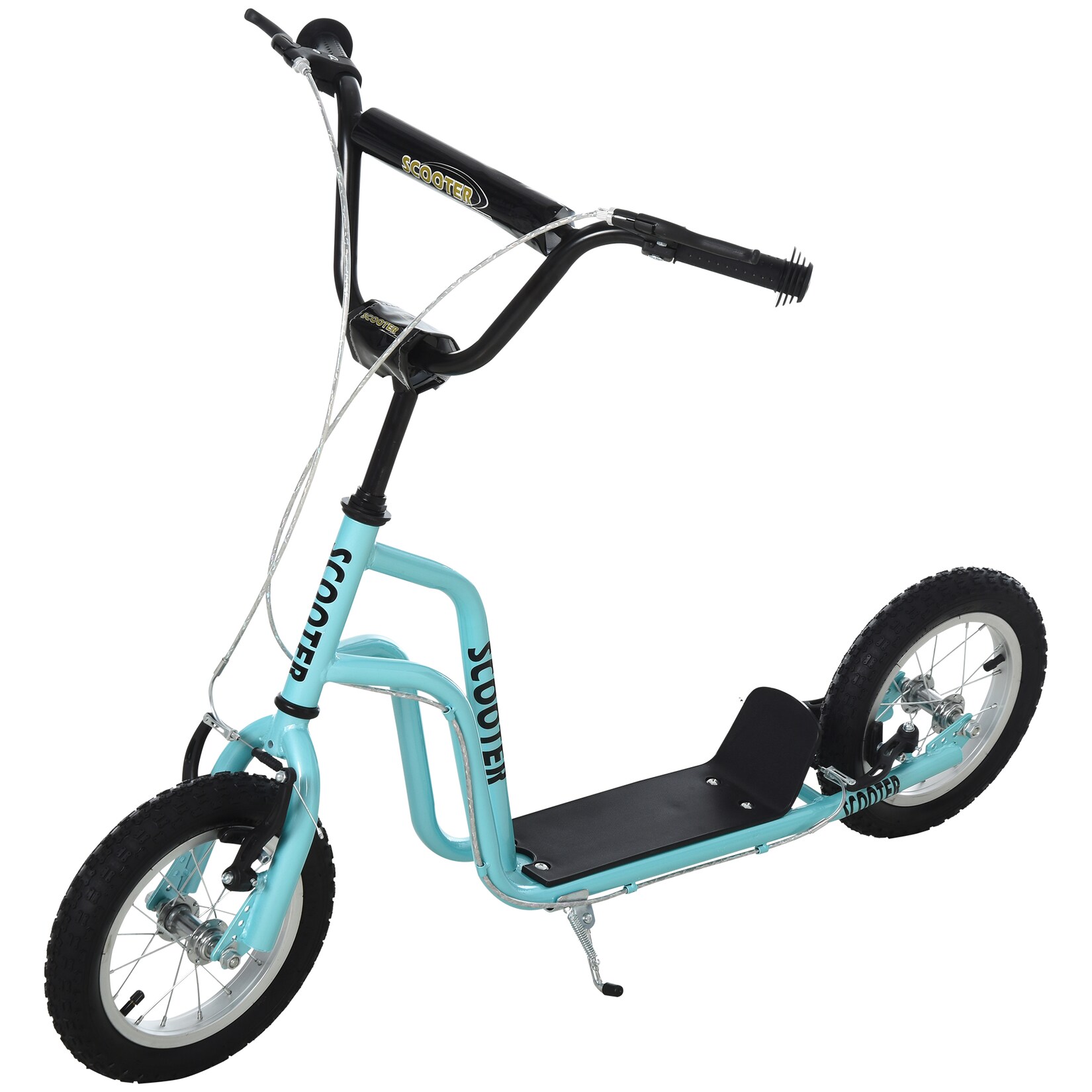HOMCOM Kinderscooter Stahl, Aluminium, Gummi | 04251774913393