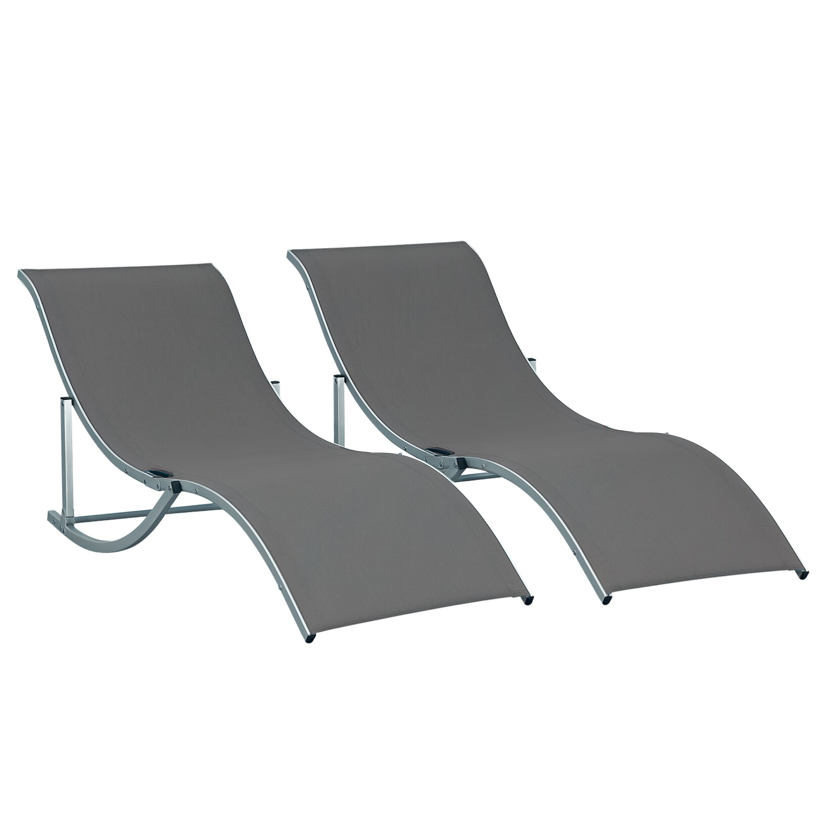 Gartenliege Aluminum, Texteline