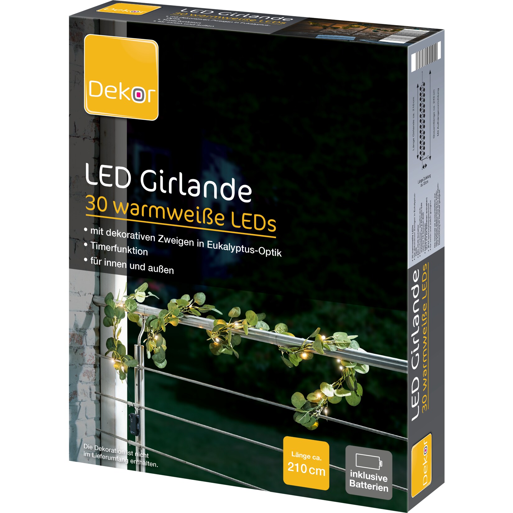 LED Lichterkette Eucalyptus - Bild 1