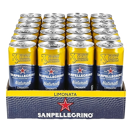 San Pellegrino Limonata 0,33 Liter Dose, 24er Pack - Bild 1