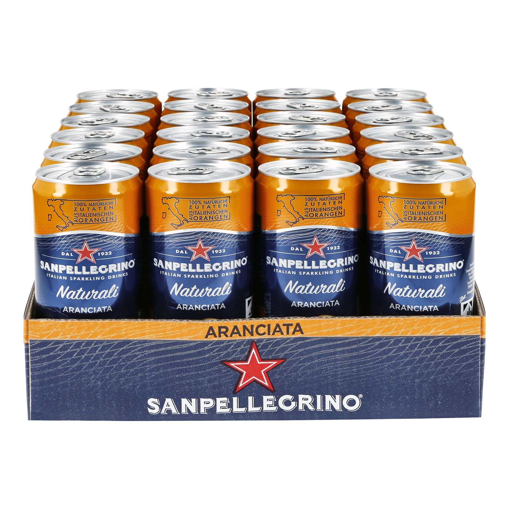 San Pellegrino Aranciata 0,33 Liter, 24er Pack - Bild 1