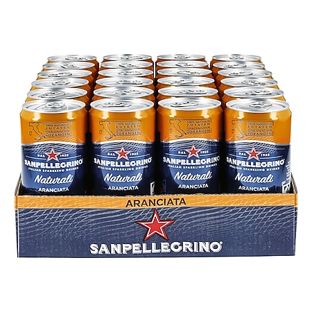 San Pellegrino Aranciata 0,33 Liter, 24er Pack - Bild 1