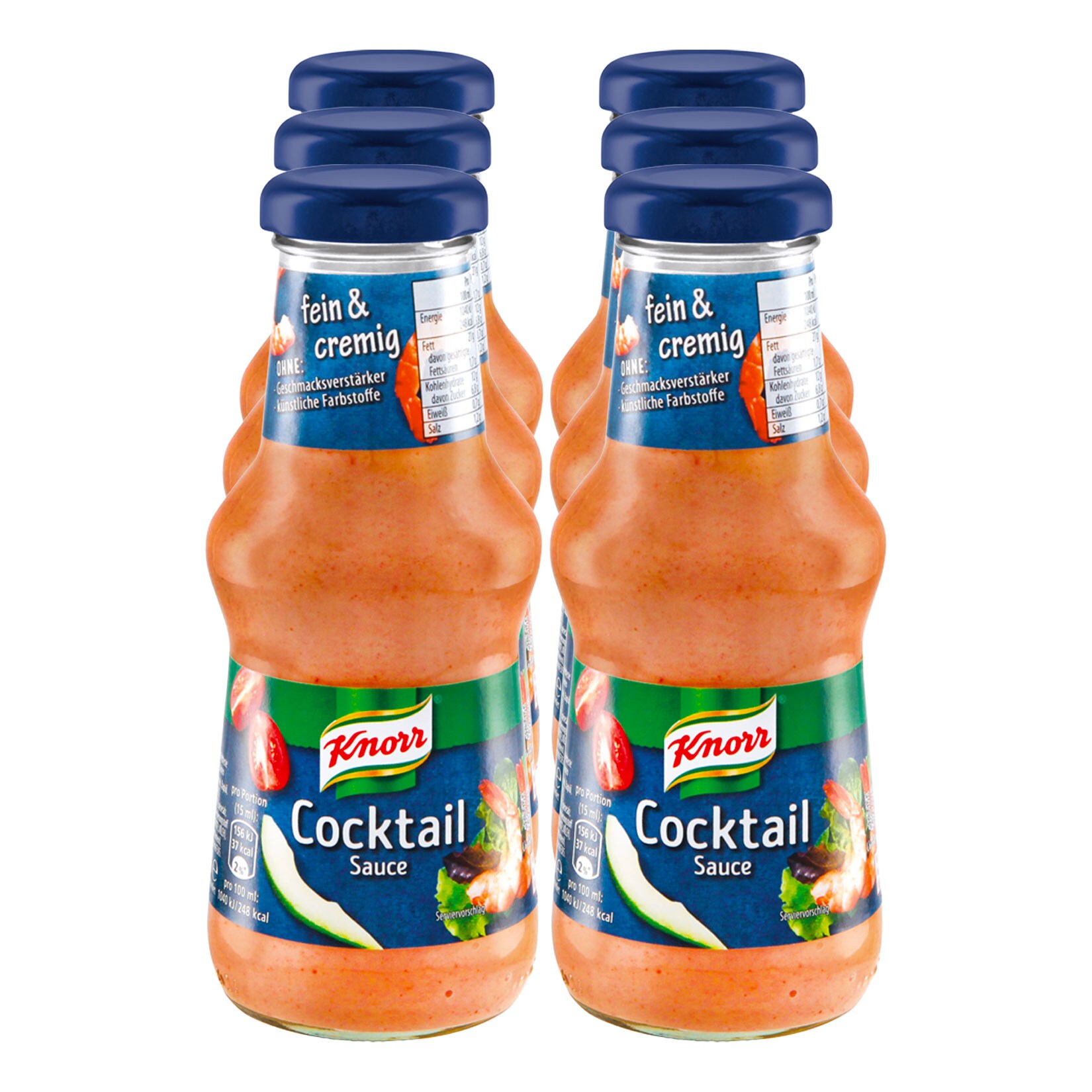 Knorr Cocktail-Sauce 250 ml, 6er Pack