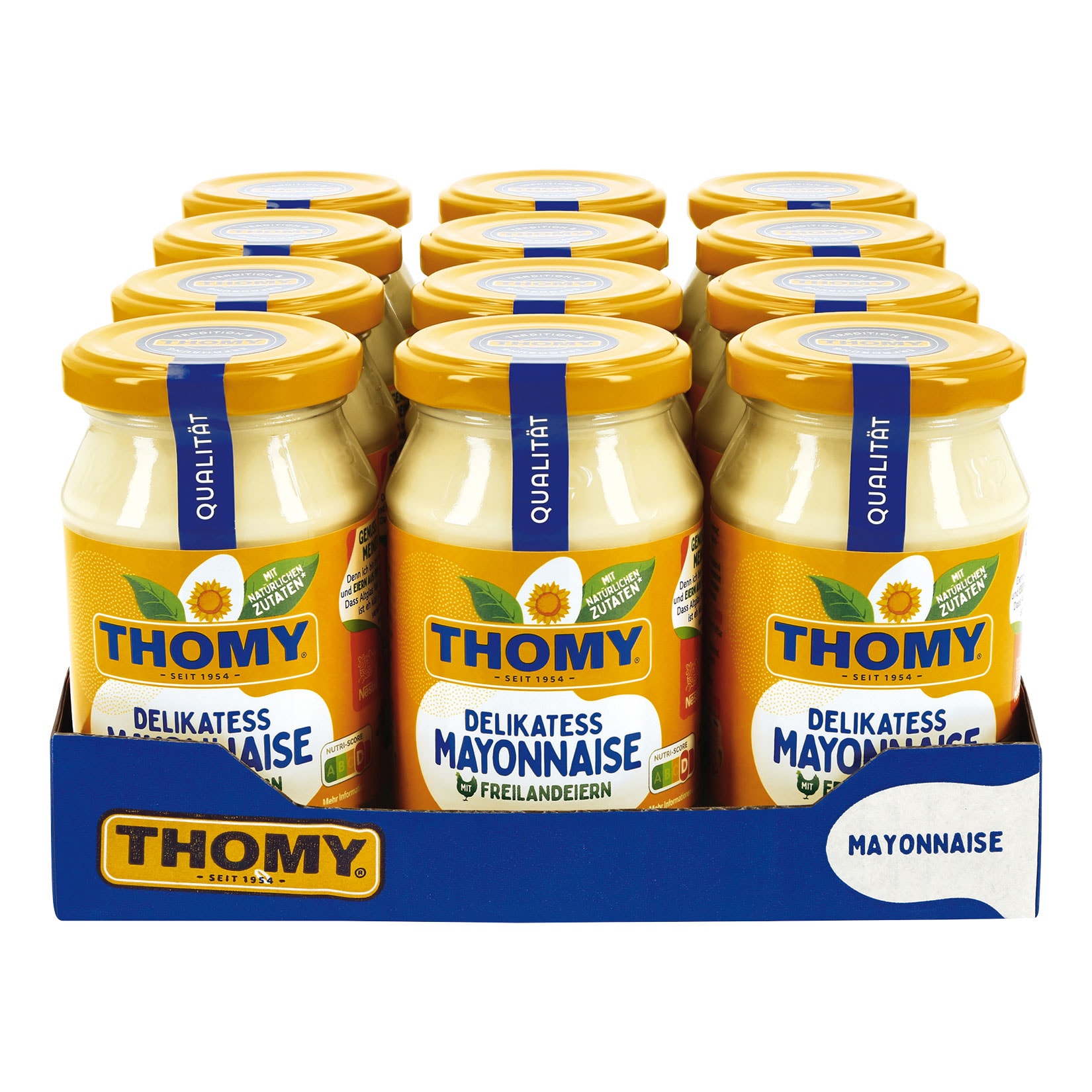 Thomy Delikatess Mayonnaise 250 ml, 12er Pack - Bild 1