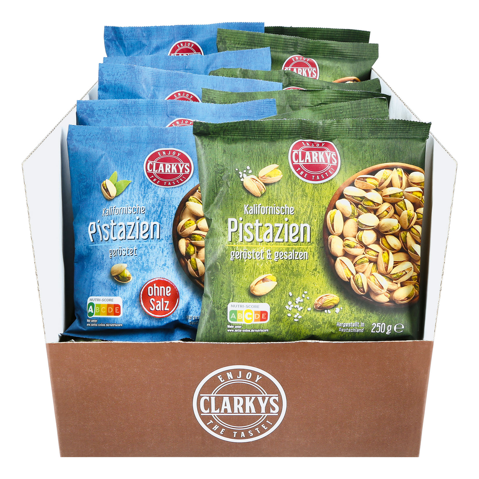 Clarkys Pistazien 250 g, verschiedene Sorten, 30er Pack - Bild 1
