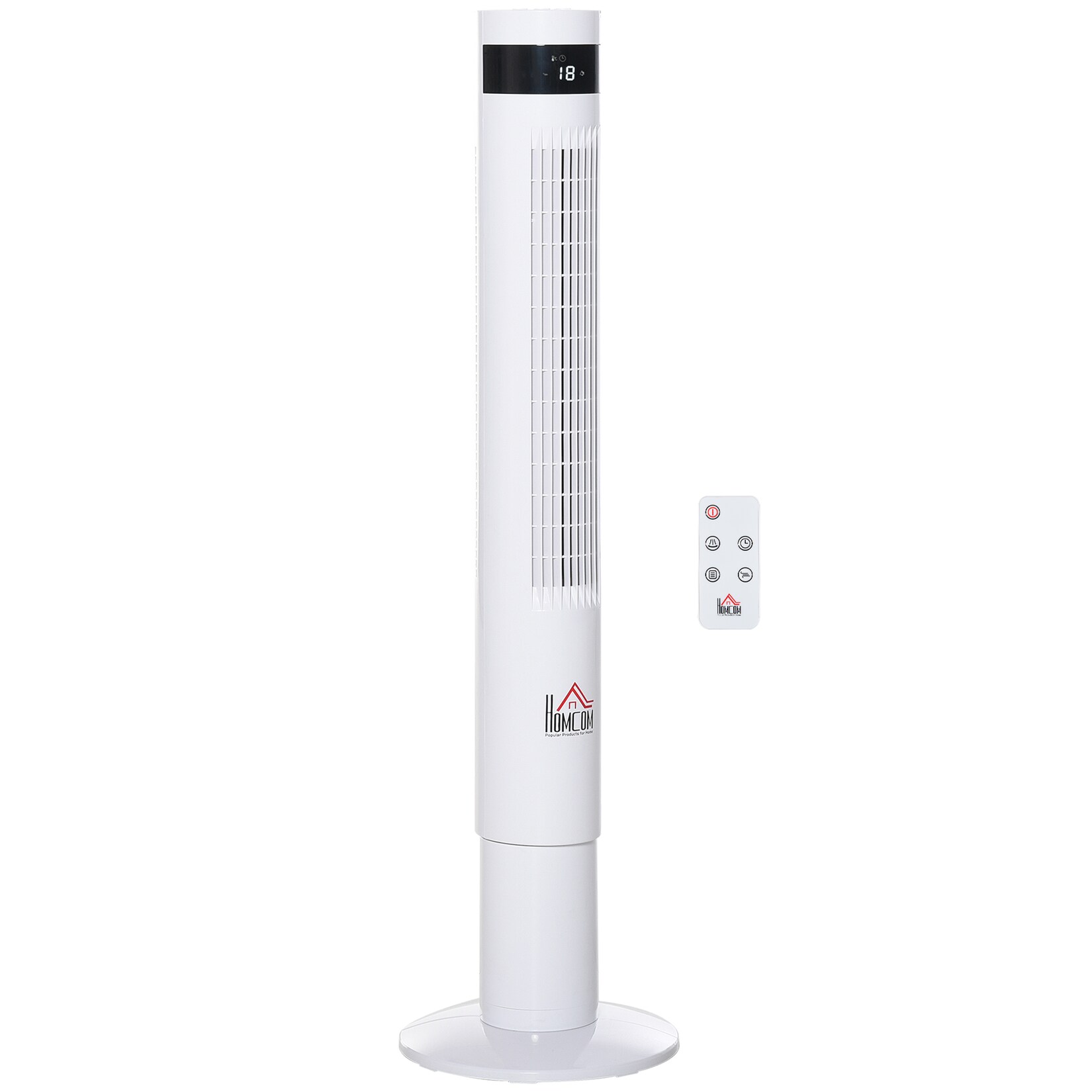 HOMCOM Turmventilator PE-Kunststoff, Stahl | 04251774904902