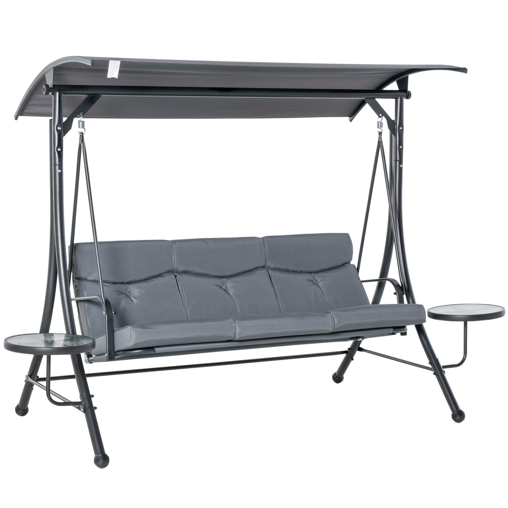 Outsunny Hollywoodschaukel Stahl, Polyester | 04251774902809