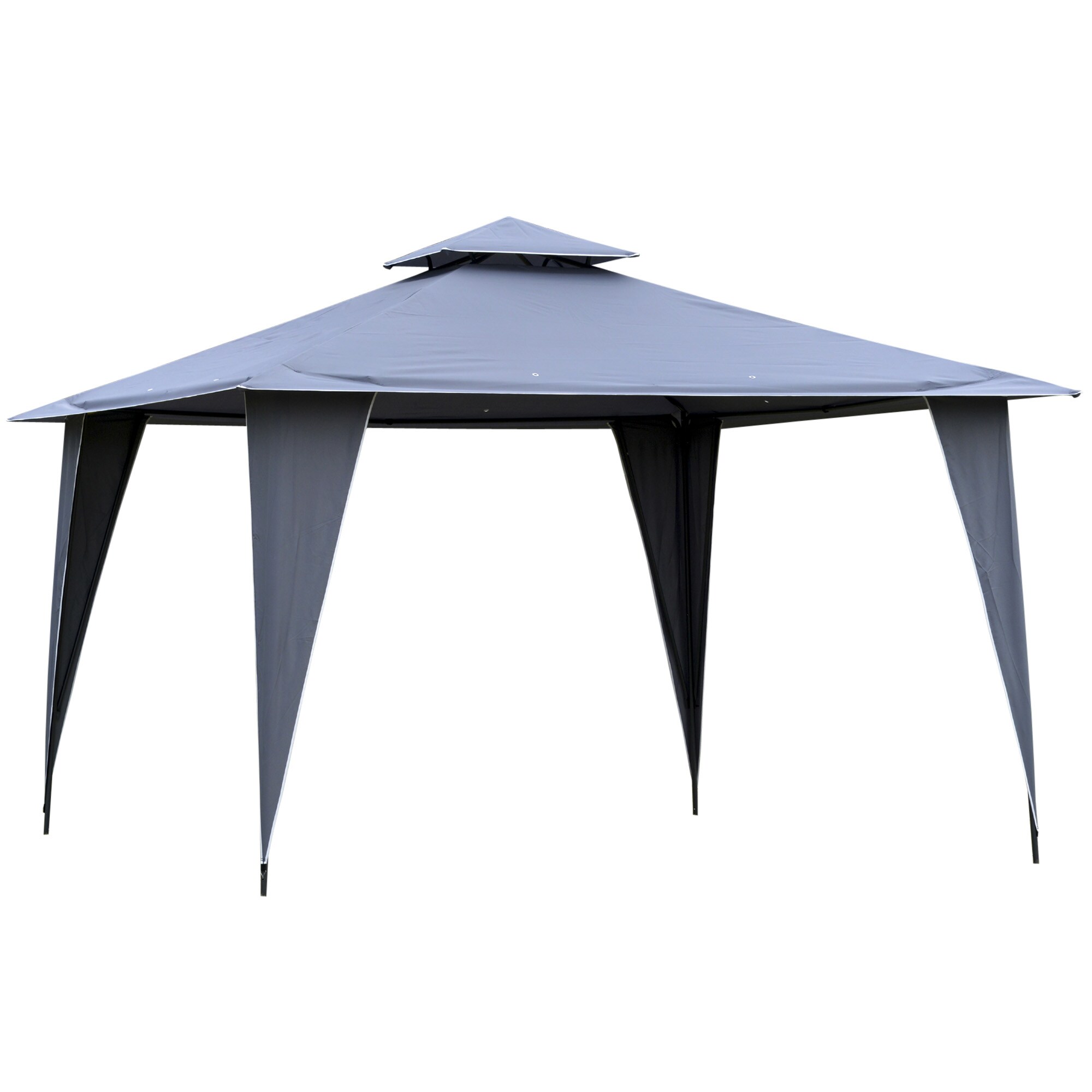 Outsunny Pavillon Metall , Polyester - Bild 1