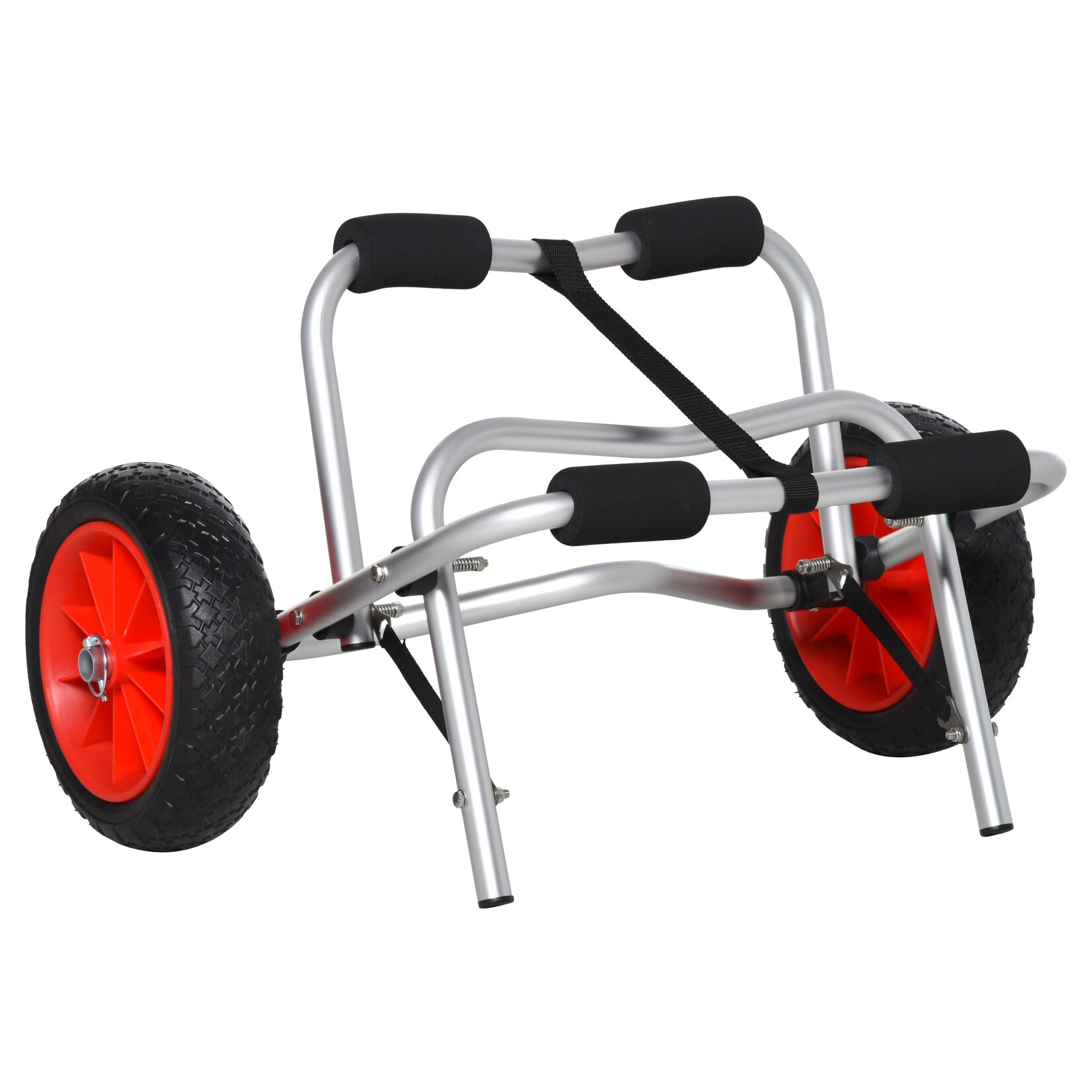 HOMCOM Kanuwagen Aluminium, Kunstleder, EVA | 04251774979931