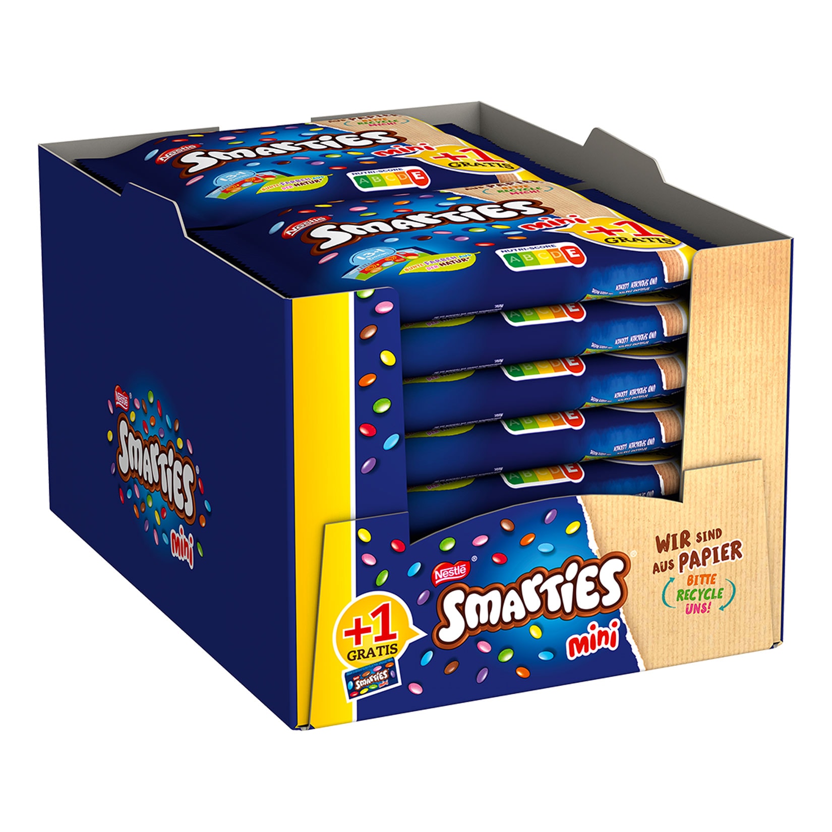 Smarties Mini + 1, 201 g, 16er Pack - Bild 1
