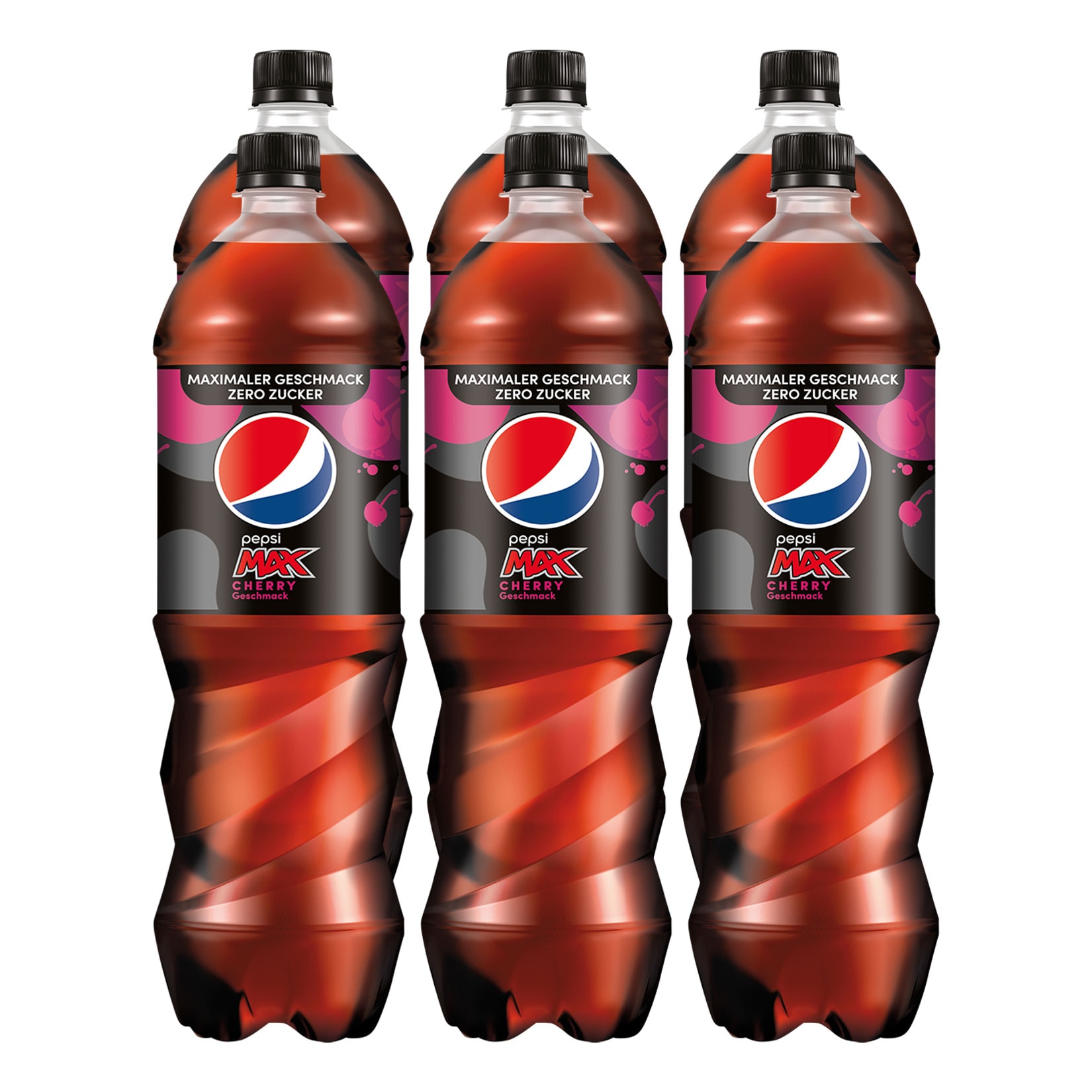 Pepsi Max Cherry 1,5 Liter, 6er Pack - Bild 1