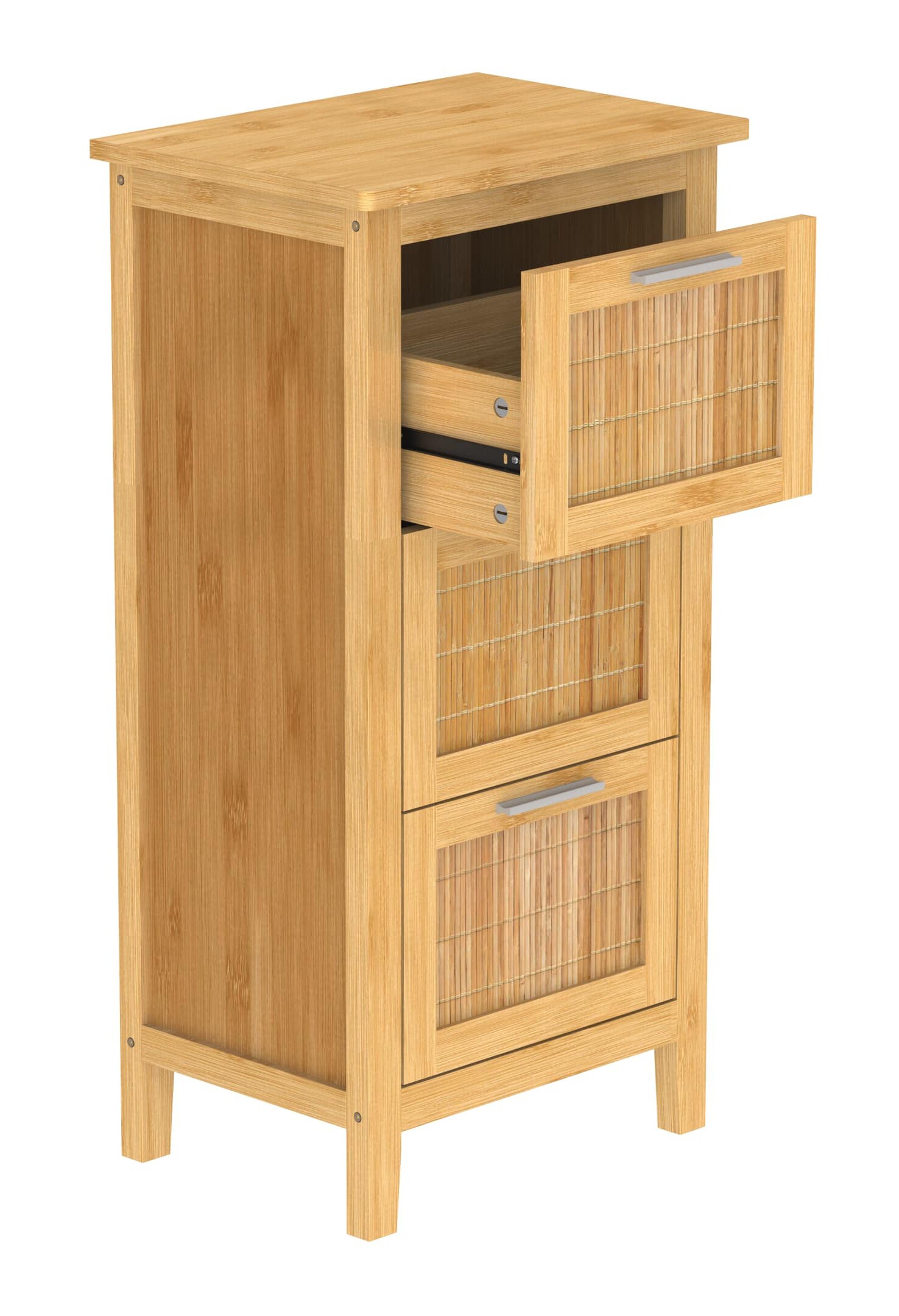 EISL Badezimmer Unterschrank Bambus mit 3 Schubladen - Bild 1