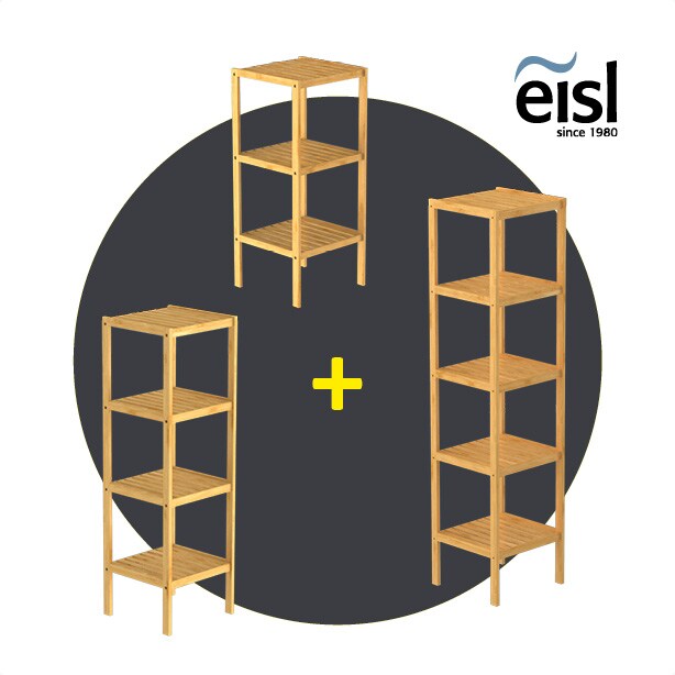 EISL Badezimmer Regal Bambus mit Ablagefächern versch. Ausführungen | 09002560706645