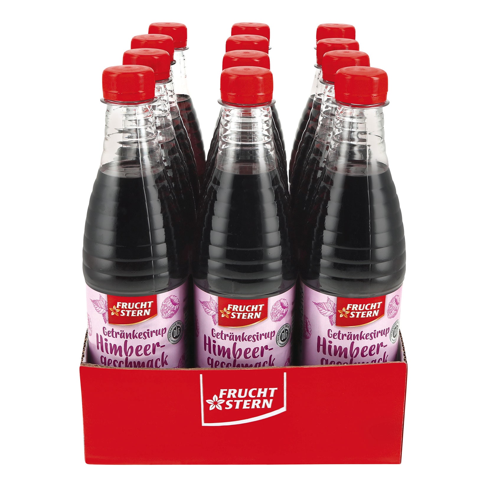 Fruchtstern Himbeersirup 0,5 Liter, 12er Pack - Bild 1