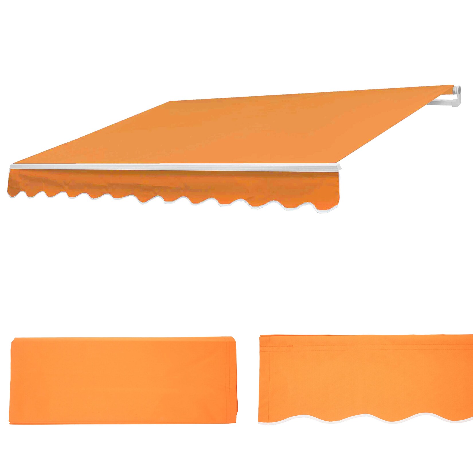 Ersatz-Bezug für Markise H792, Gelenkarmmarkise Ersatzbezug Sonnenschutz, 5x3m ~ Acryl terracotta