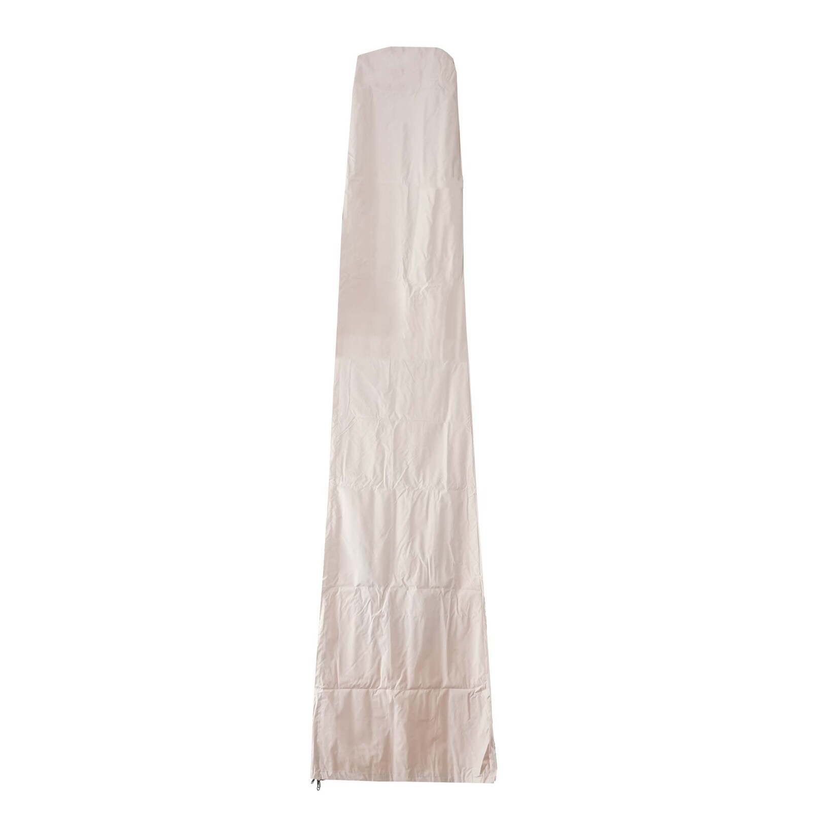 Schutzhülle 370cm für 5x5m XXL-Marktschirm MCW-D20, Abdeckhülle Cover mit Reißverschluss ~ creme | 04057651307961