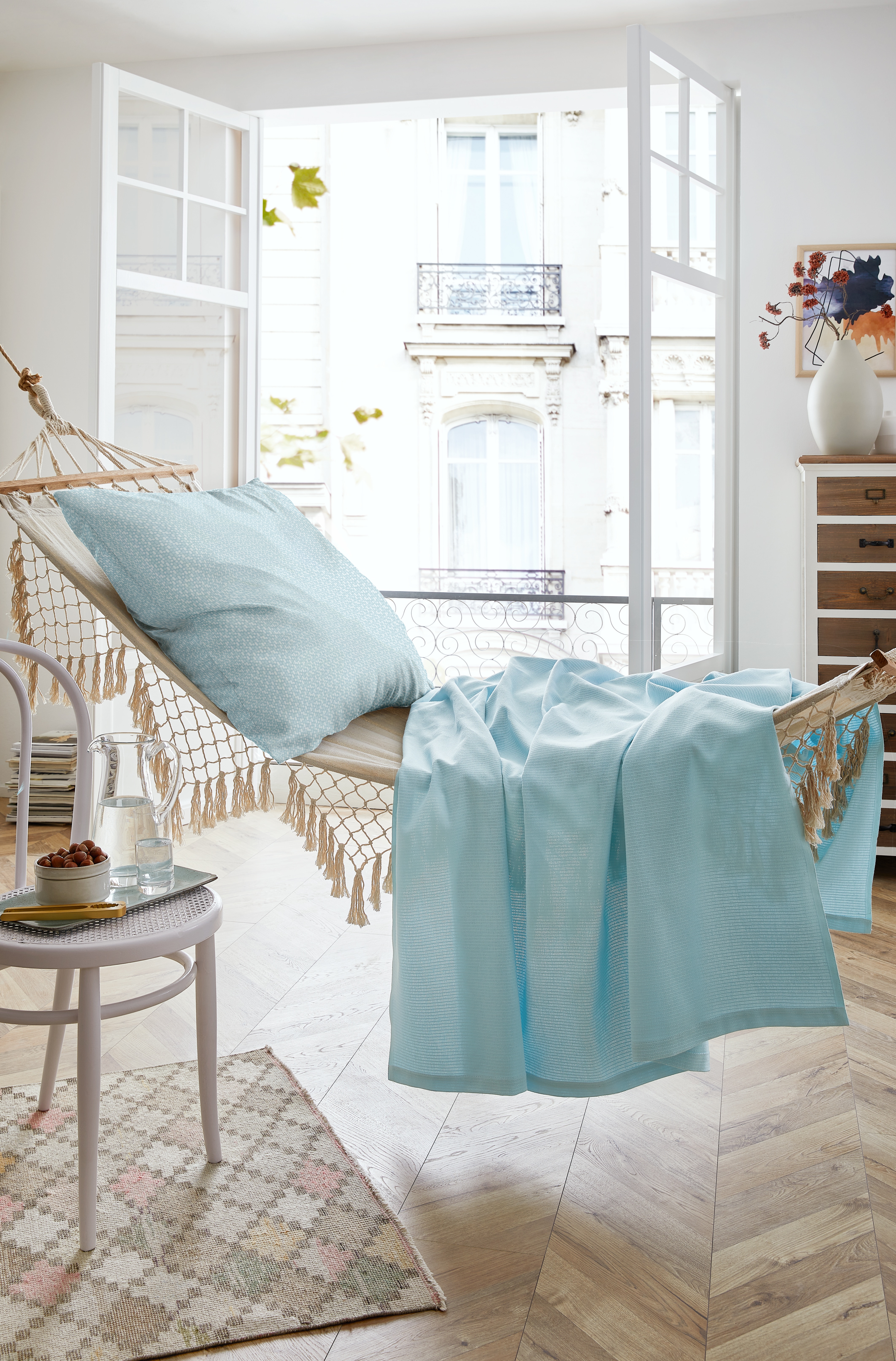 Summer Betten-Set GOTS - versch. Farben - mint - Bild 1