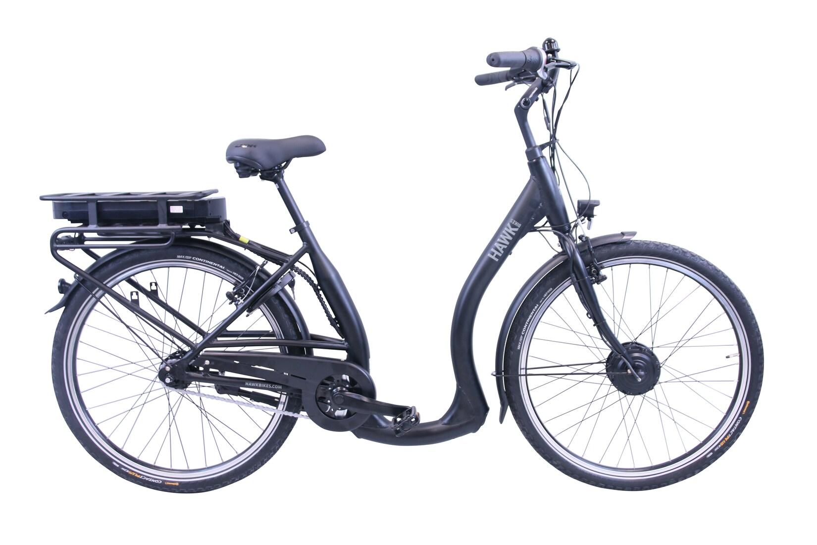 HAWK eCity Comfort, 7-G, schwarz, 26", 13 Ah