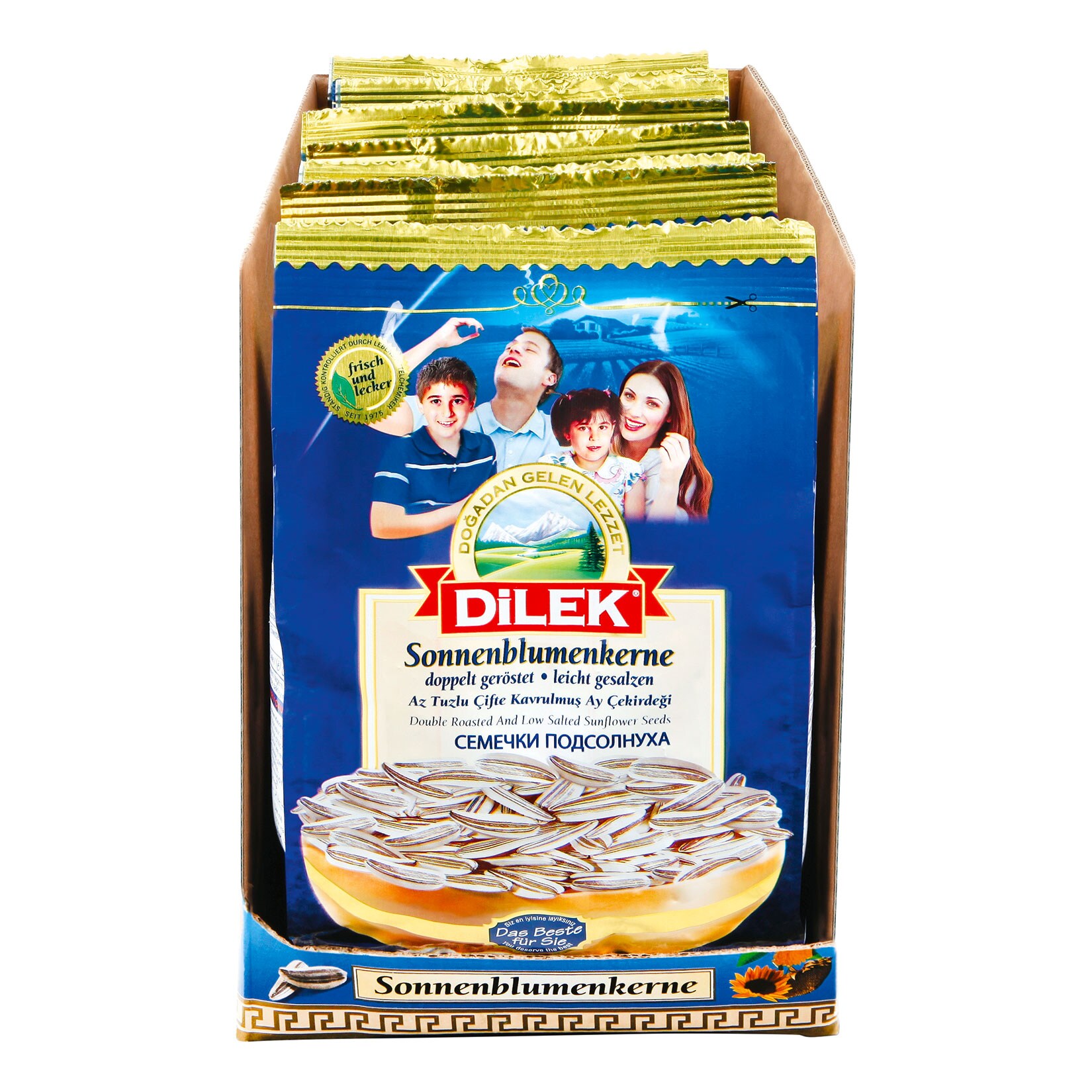 Dilek Sonnenblumenkerne 200 g, 8er Pack - Bild 1