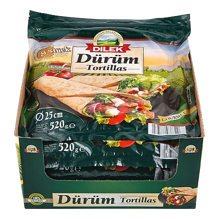 Dilek Dürüm Tortillas 520 g, 8er Pack - Bild 1