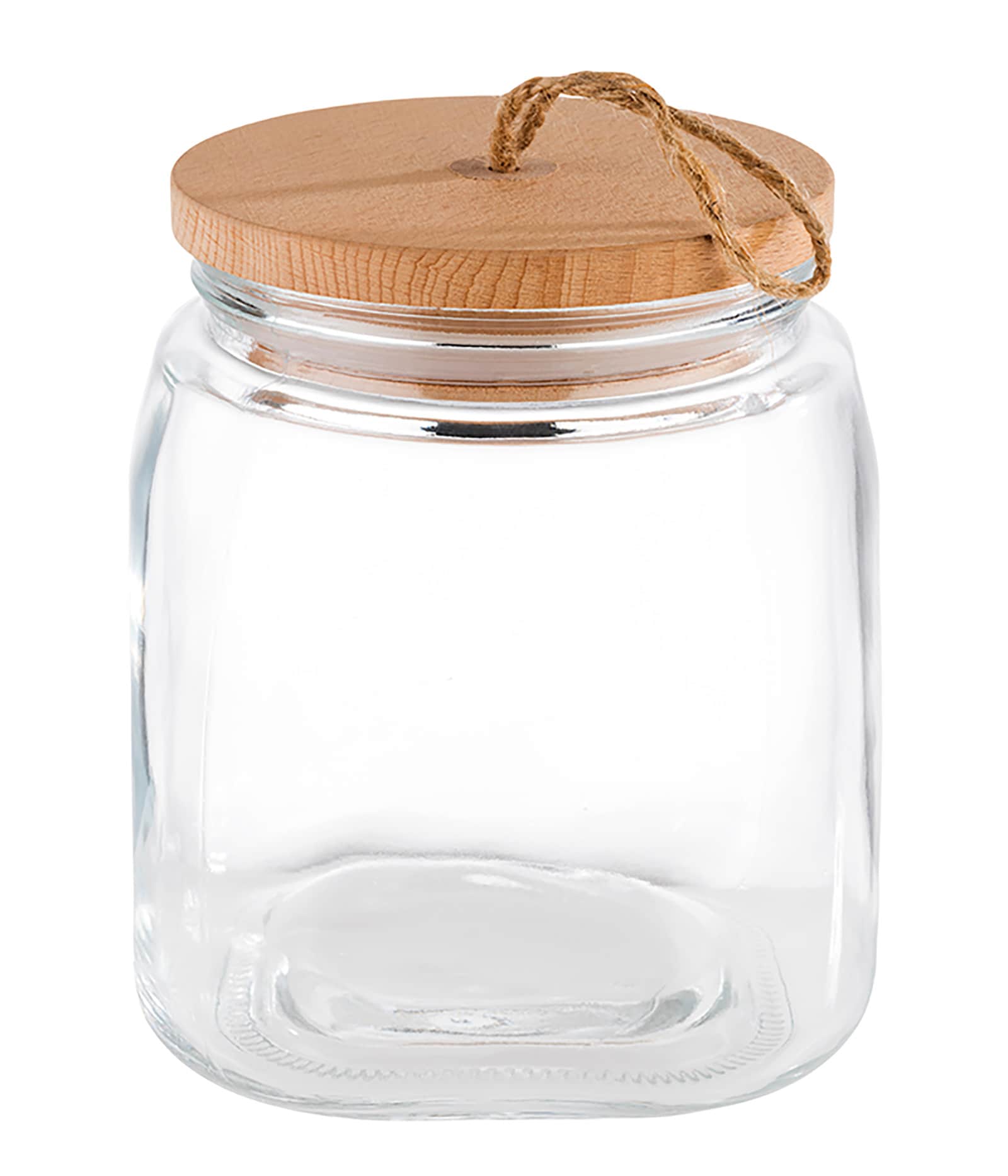 APS Vorratsglas Woody mit Holzdeckel versch. Ausf&uuml;hrungen - Bild 1