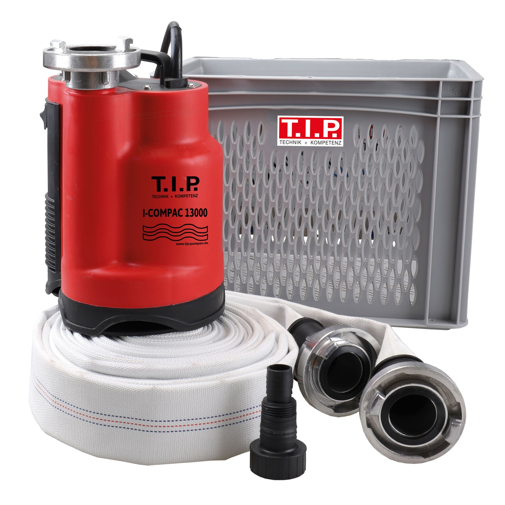 T.I.P. Schmutzwasser-Tauchpumpe Hochwasser-Set I-Compac 13000 - Bild 1