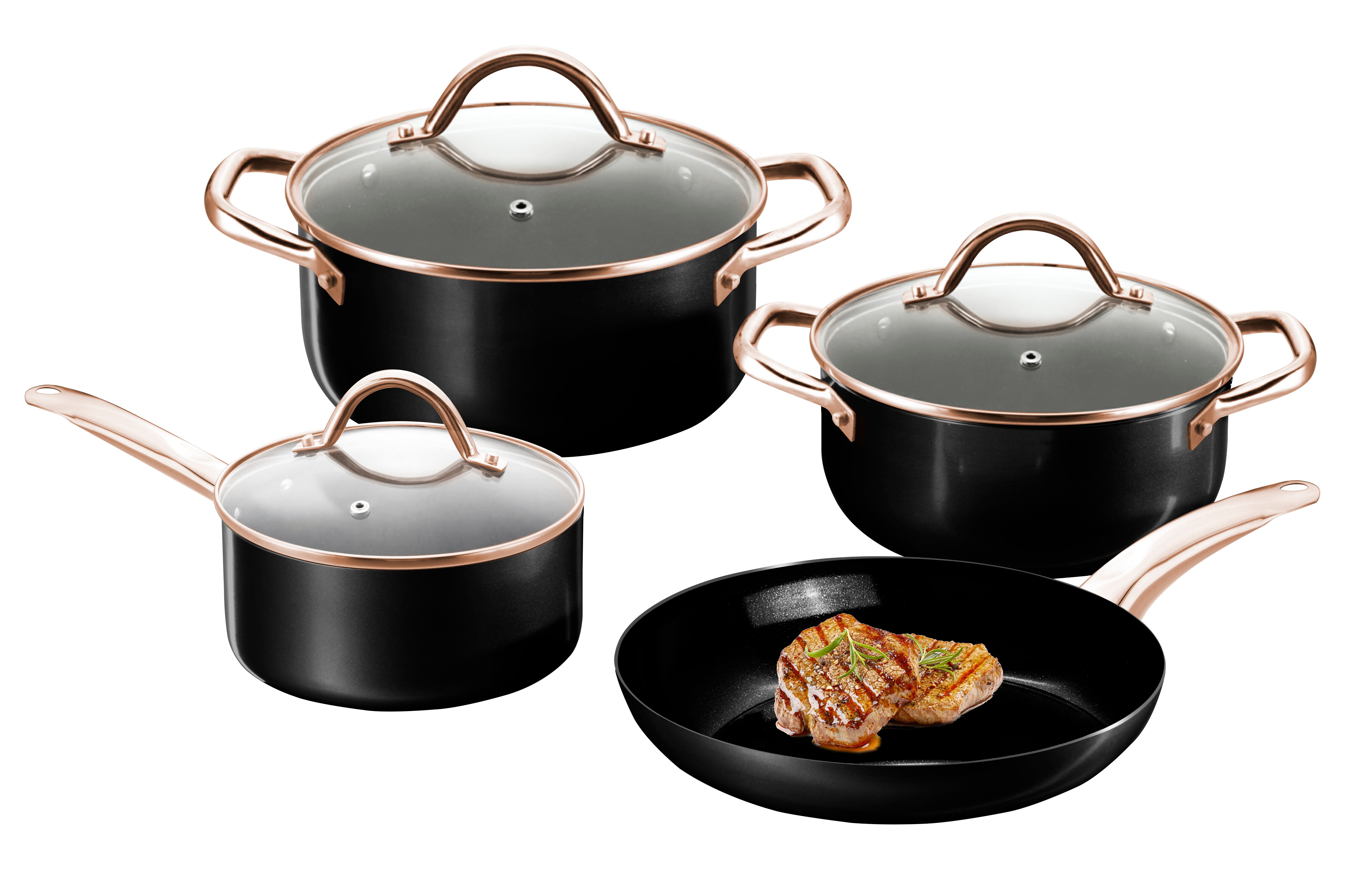 Ceraflon Excellent Diamant Koch und Bratset, 7 tlg. - Bild 1