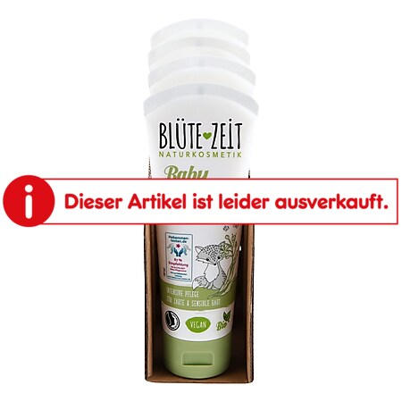 BLÜTE-ZEIT BABY Pflegecreme Bio-Lindenblüte 75 ml, 4er Pack - Bild 1