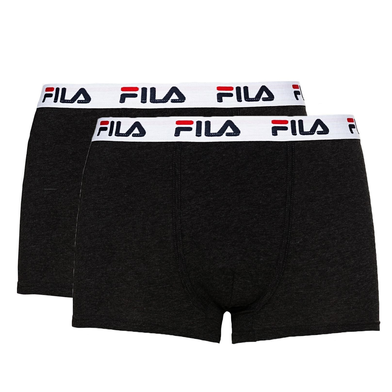 Fila Herren Boxershorts 2er-Pack schwarz | versch. Gr&ouml;&szlig;en - Bild 1