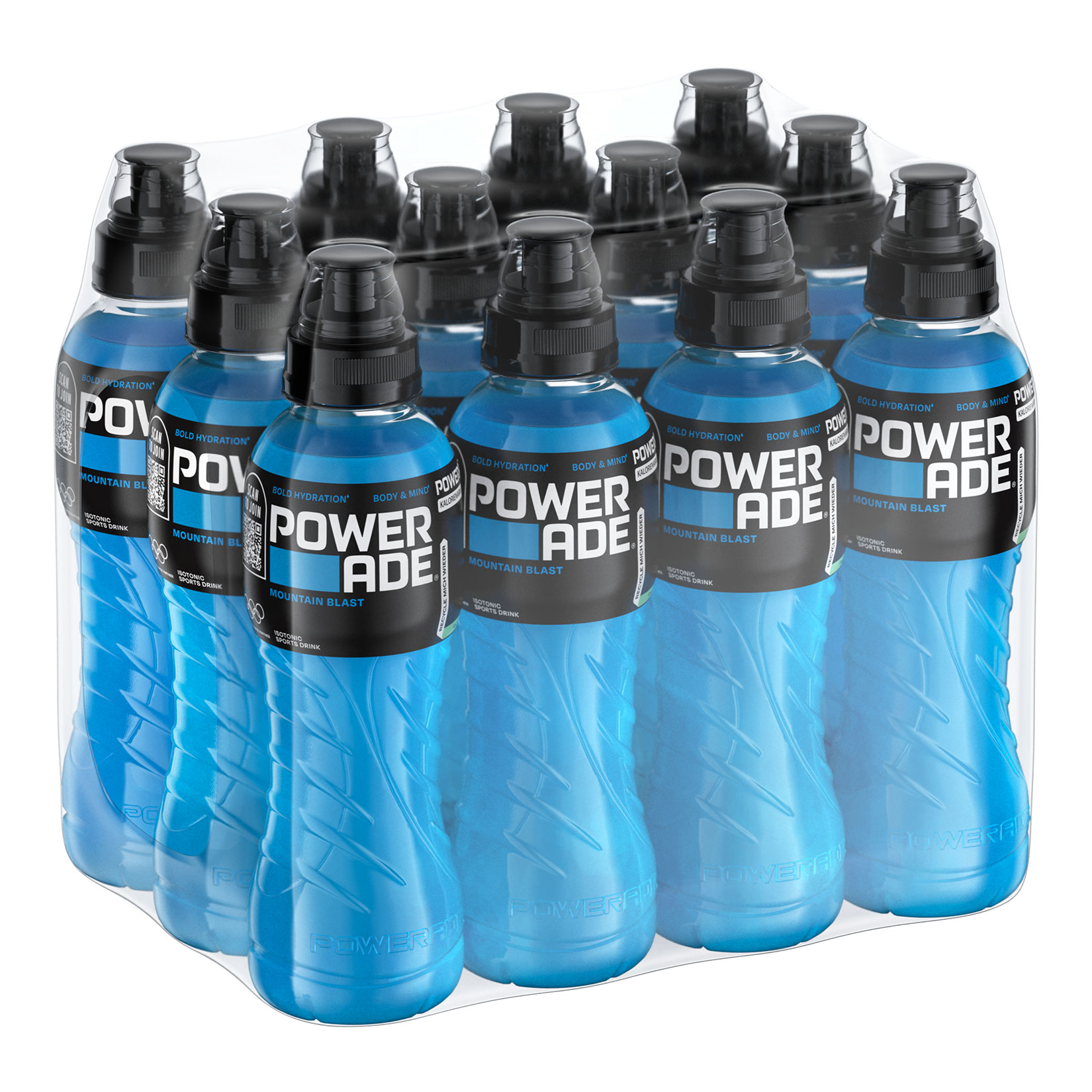 Powerade Sports Mountain Blast 0,5 Liter, 12er Pack - Bild 1