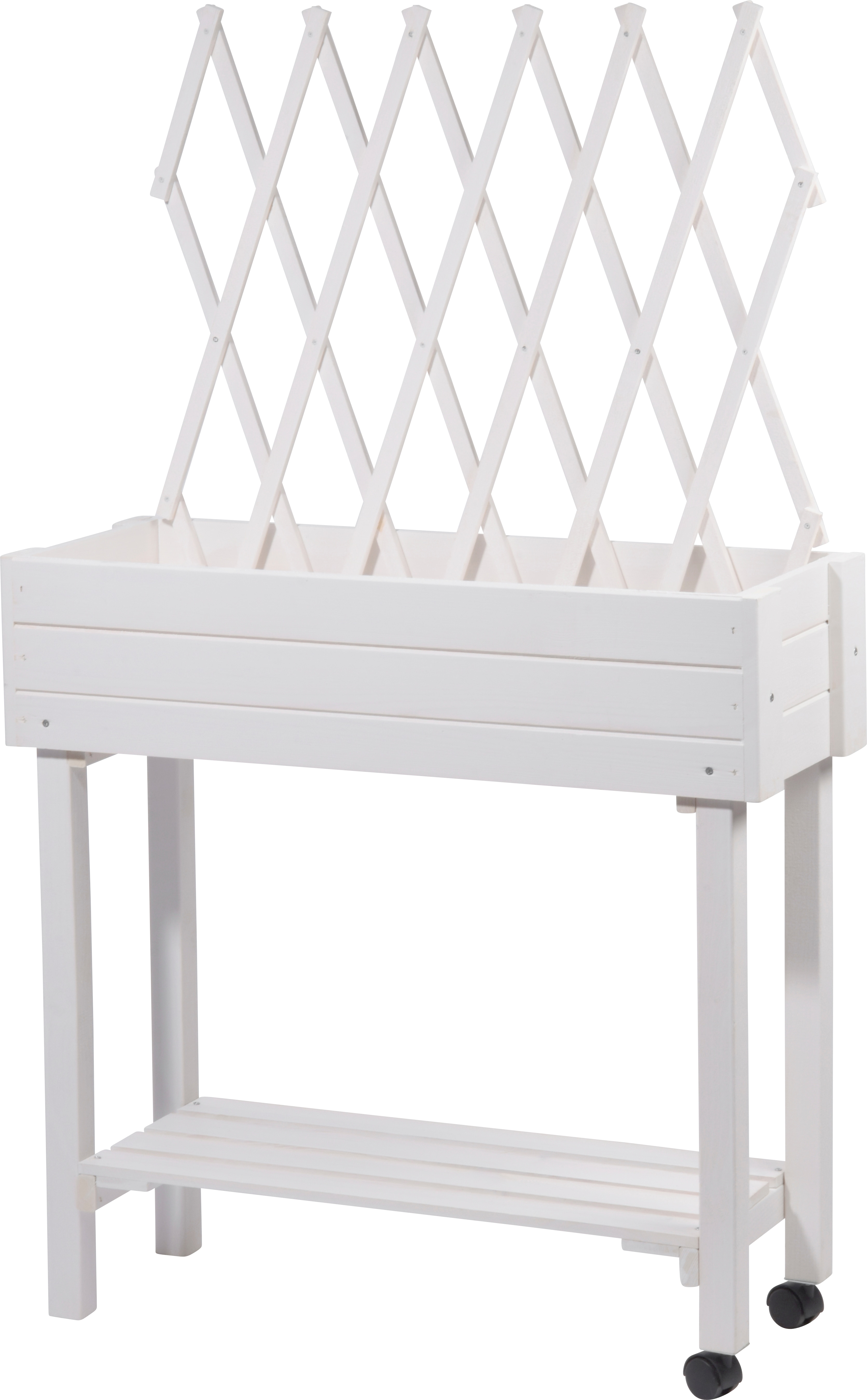 Rollbares Hochbeet mit Rankhilfe, Tischbeet f&uuml;r Terrasse & Balkon | versch. Farben - Bild 1