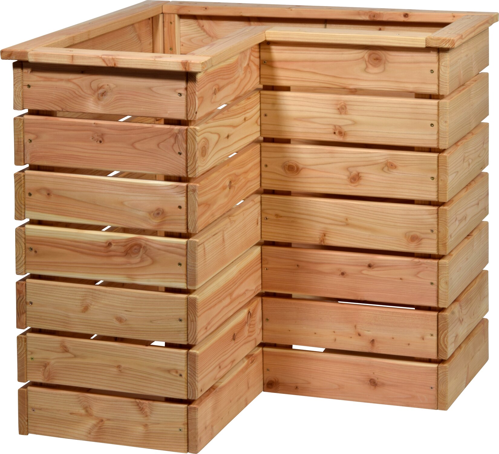 dobar Eck-Hochbeet für den Garten inkl. Pflanzfolie   ca. 78 x 78 x 73 cm | 04055894582800