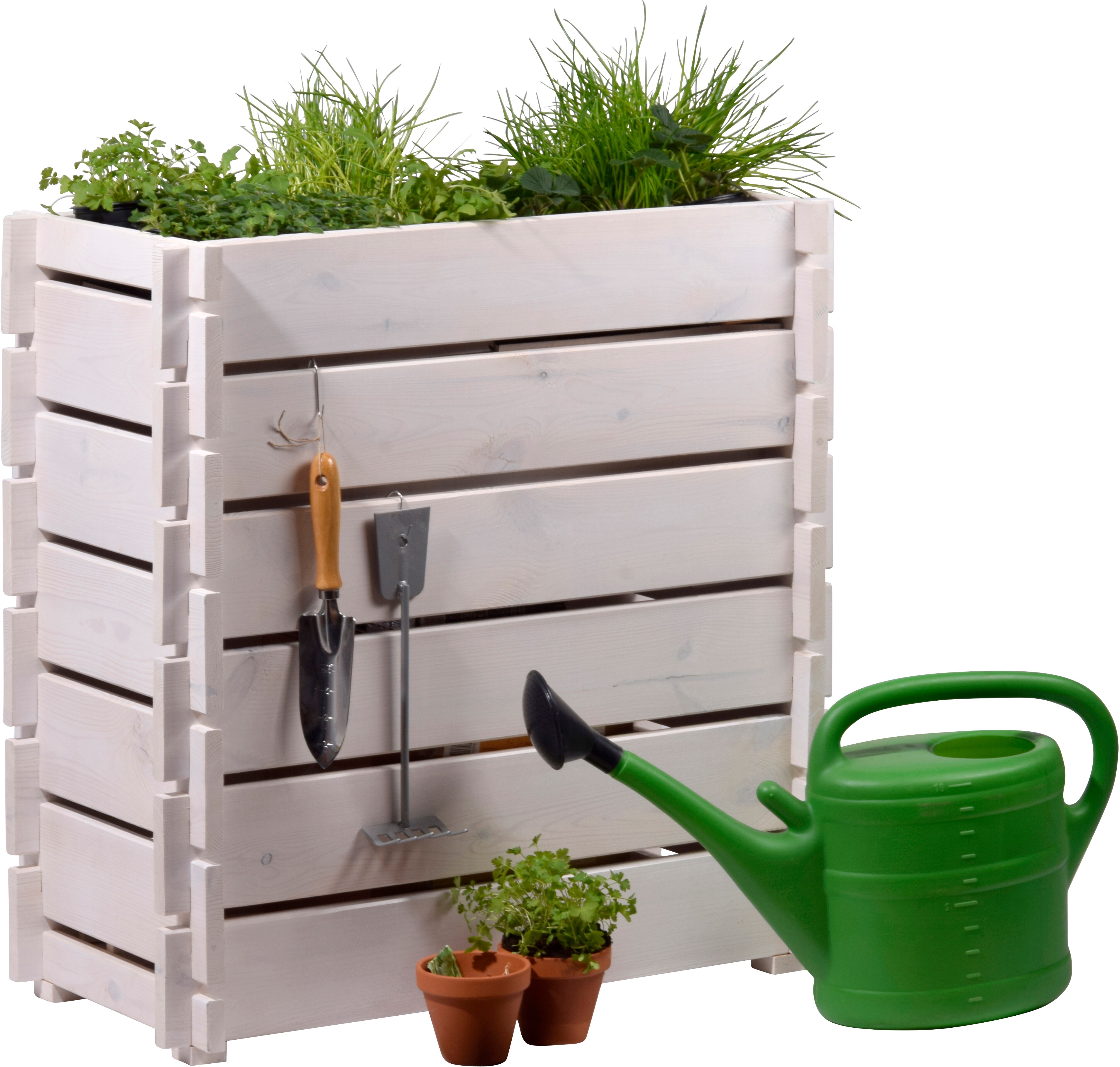 dobar Hochbeet mit Stecksystem, Pflanzkasten inkl. Pflanzfolie | versch. Farben - Bild 1