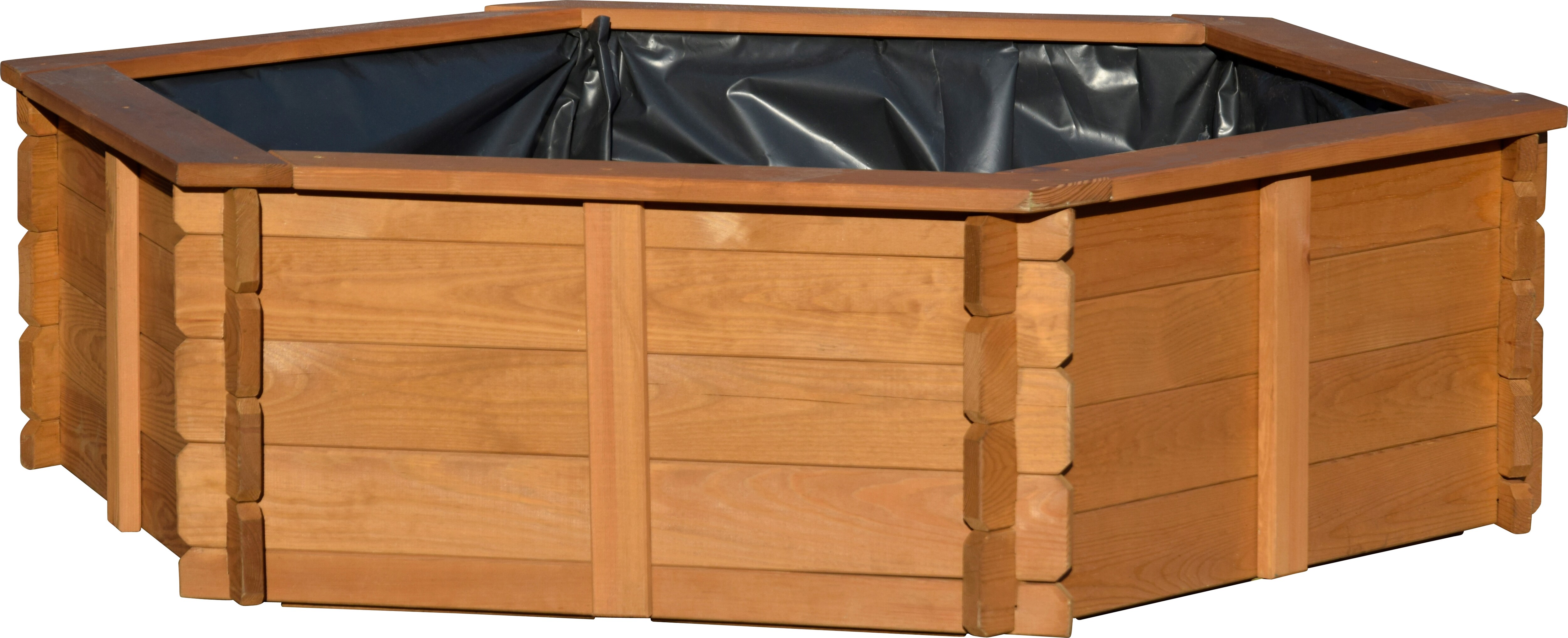 dobar Gartenteich, pflegeleichter Hochteich inkl. Teichfolie aus Kiefer | versch. Modelle - Bild 1