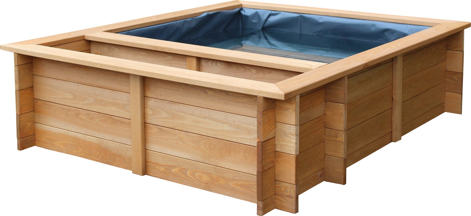 dobar Gartenteich, pflegeleichter Hochteich inkl. Teichfolie aus Kiefer   versch. Modelle | 04055894292402