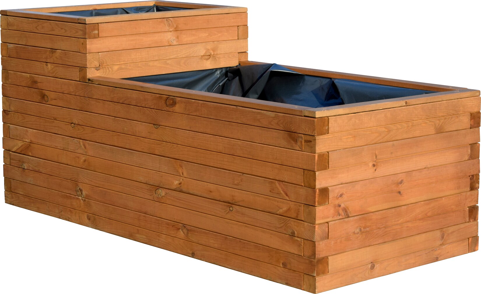 dobar Gartenteich, pflegeleichter Hochteich inkl. Teichfolie aus Kiefer   versch. Modelle | 04055894292259