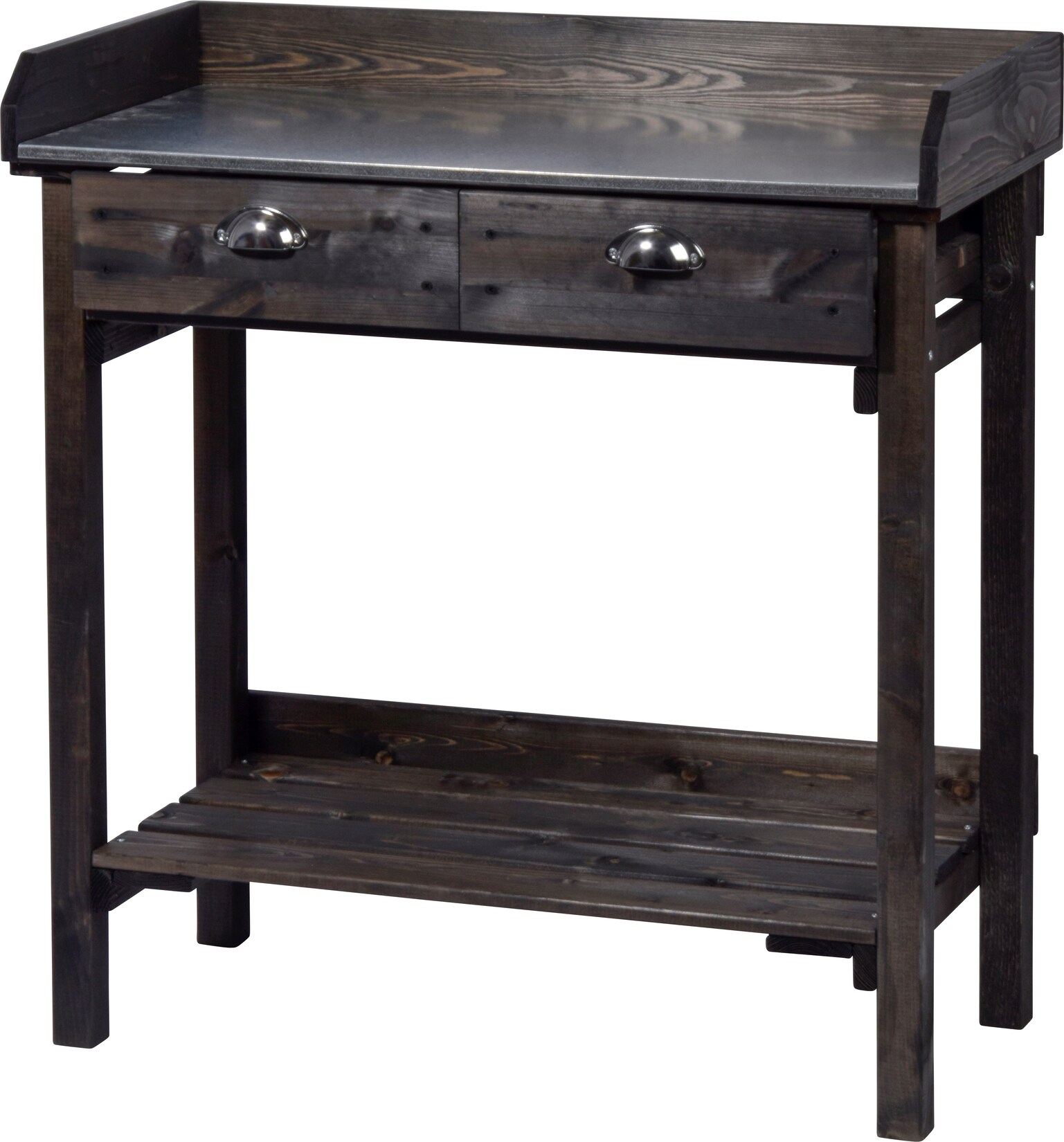 dobar Praktischer Pflanztisch mit 2 Schubladen und Ablagefläche   ca. 79 x 39 x 90 cm | 04055894290316