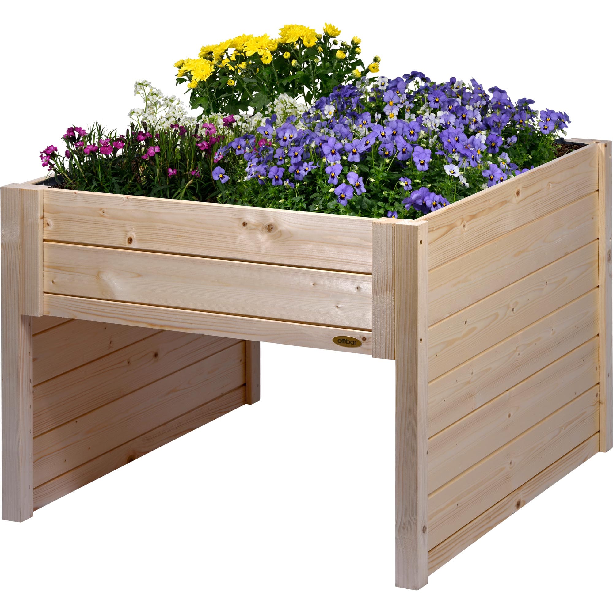 dobar M&auml;hrobotergarage mit integriertem Pflanzkasten, Automower-Unterstand | versch. Farben - Bild 1