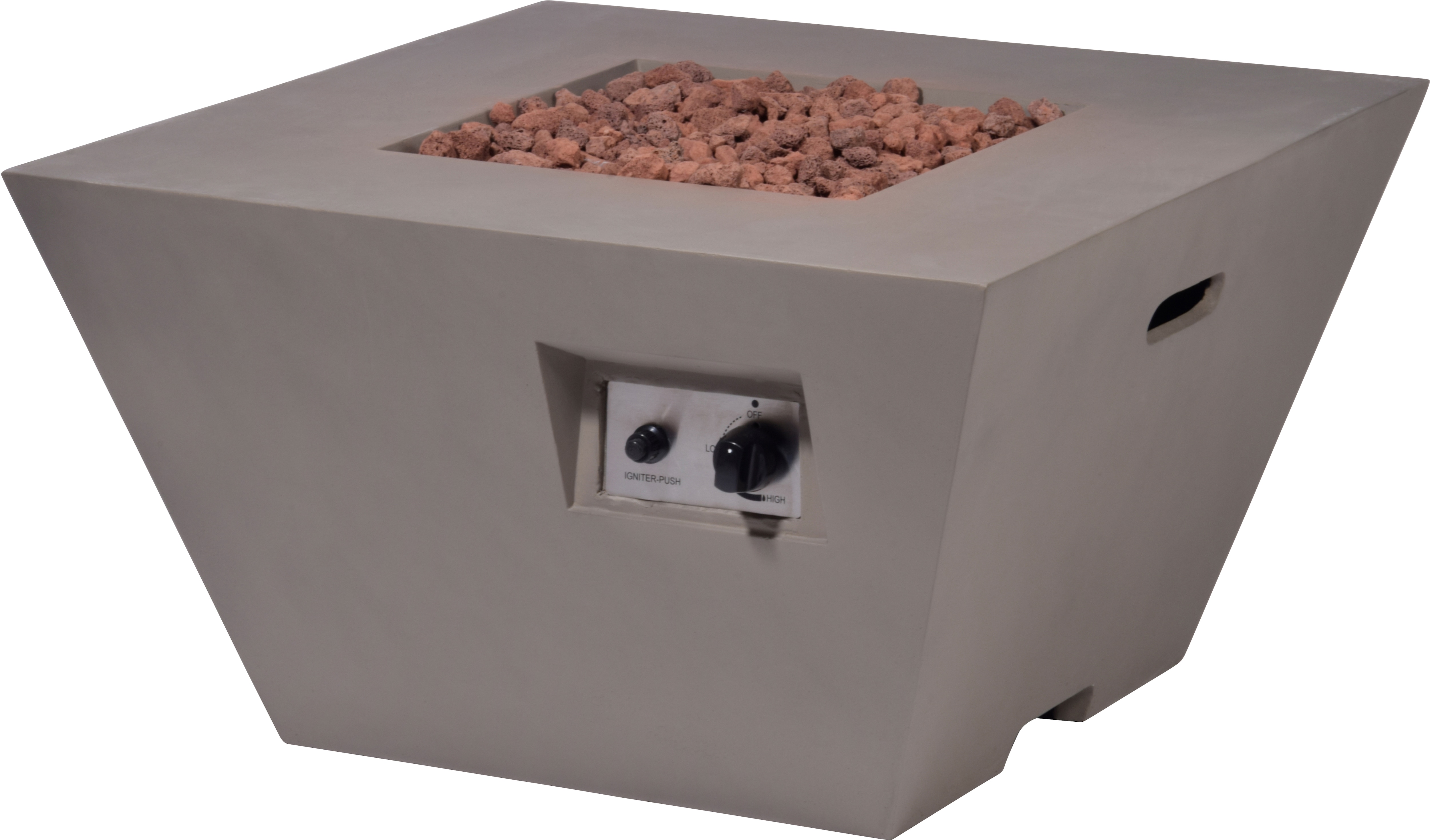 dobar Outdoor Lava-Ofen mit Lavasteinen, Gas-Feuerstelle | versch. Modelle - Bild 1