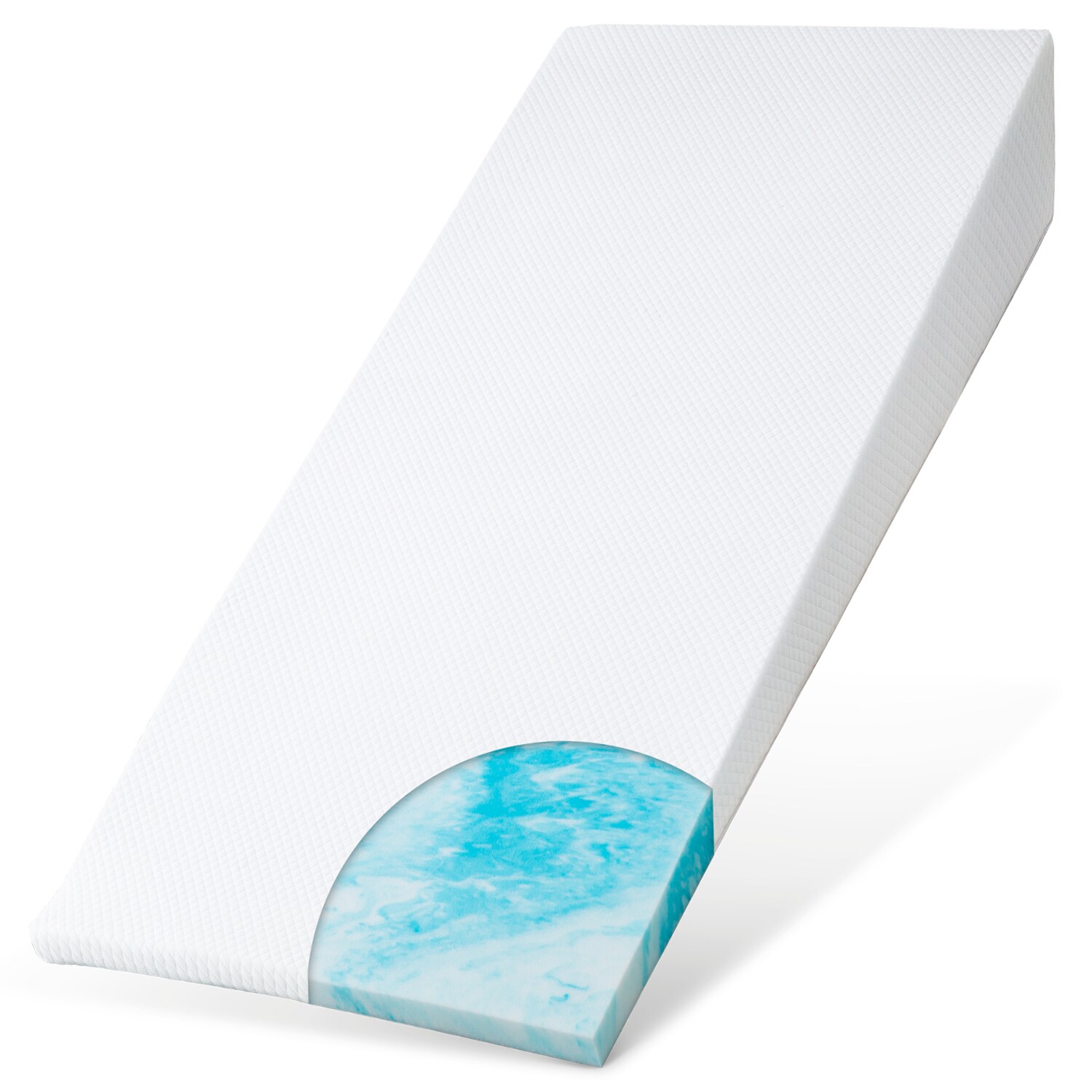 Bestschlaf Keilmatratze &raquo;Gelschaum&laquo;, 80x190 cm - Bild 1