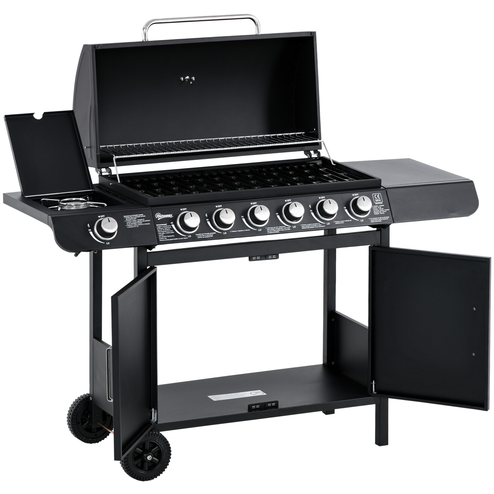 Outsunny Gasgrill Metall | 04251774909419