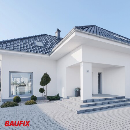 BAUFIX professional Silikon Fassadenfarbe weiss Liter, Netto bei online 10 Farbe stumpfmatt, Außenwand kaufen
