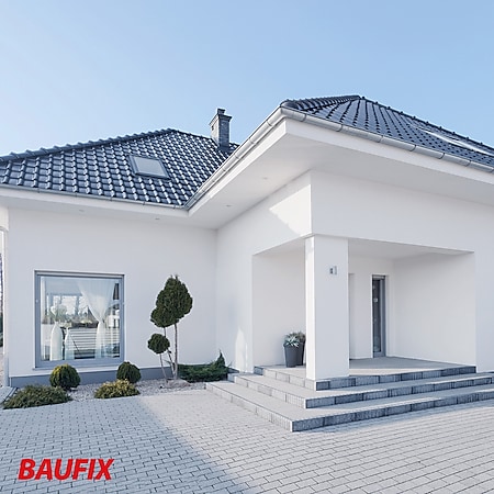 BAUFIX professional Silikon Fassadenfarbe weiss stumpfmatt, 10 Liter,  Außenwand Farbe online kaufen bei Netto
